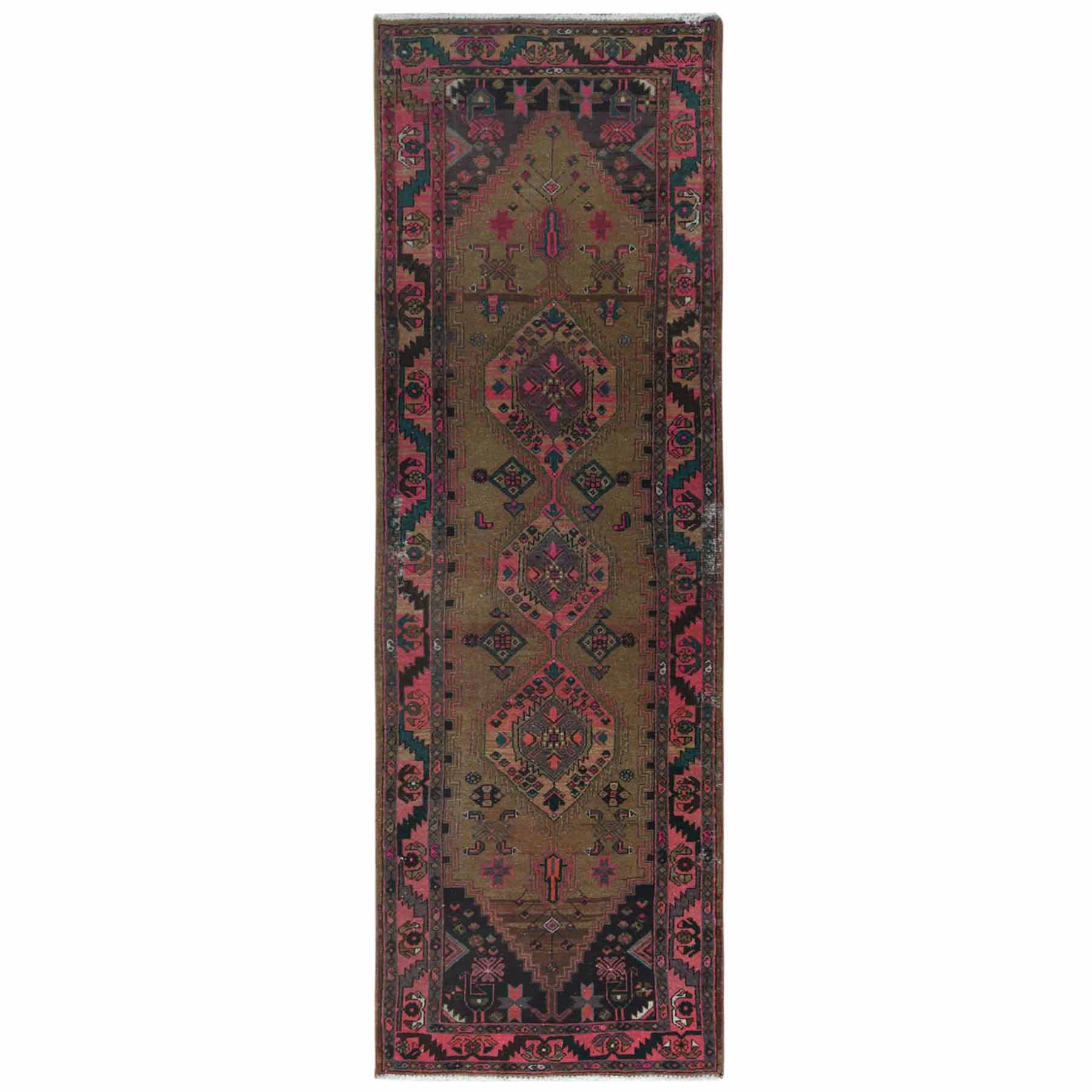 Overdyed-Vintage-Hand-Knotted-Rug-309395
