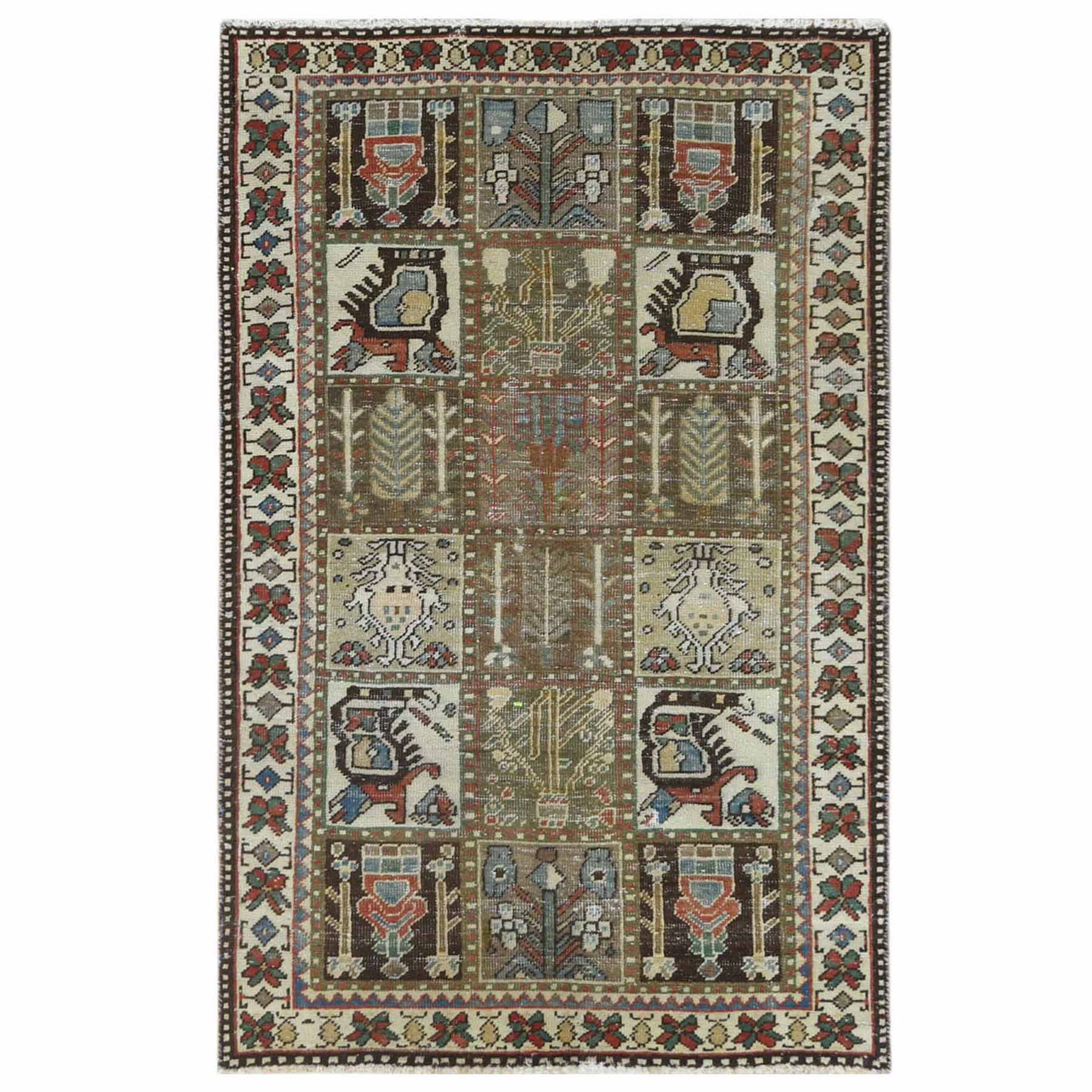 Overdyed-Vintage-Hand-Knotted-Rug-309445