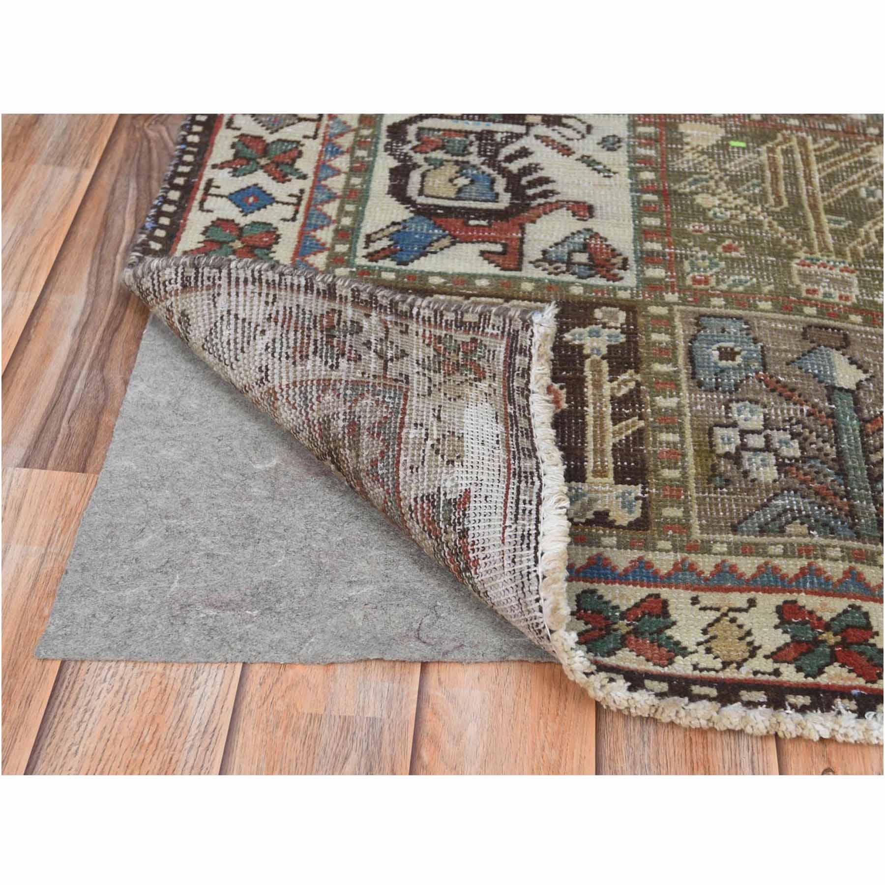 Overdyed-Vintage-Hand-Knotted-Rug-309445