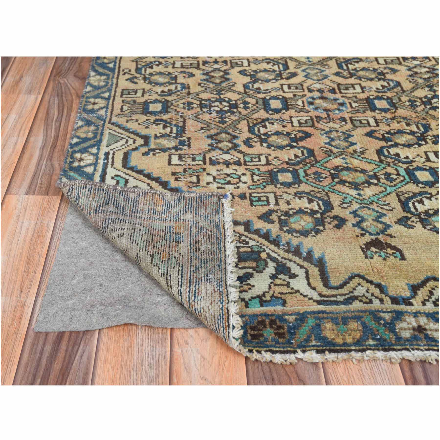 Overdyed-Vintage-Hand-Knotted-Rug-309450