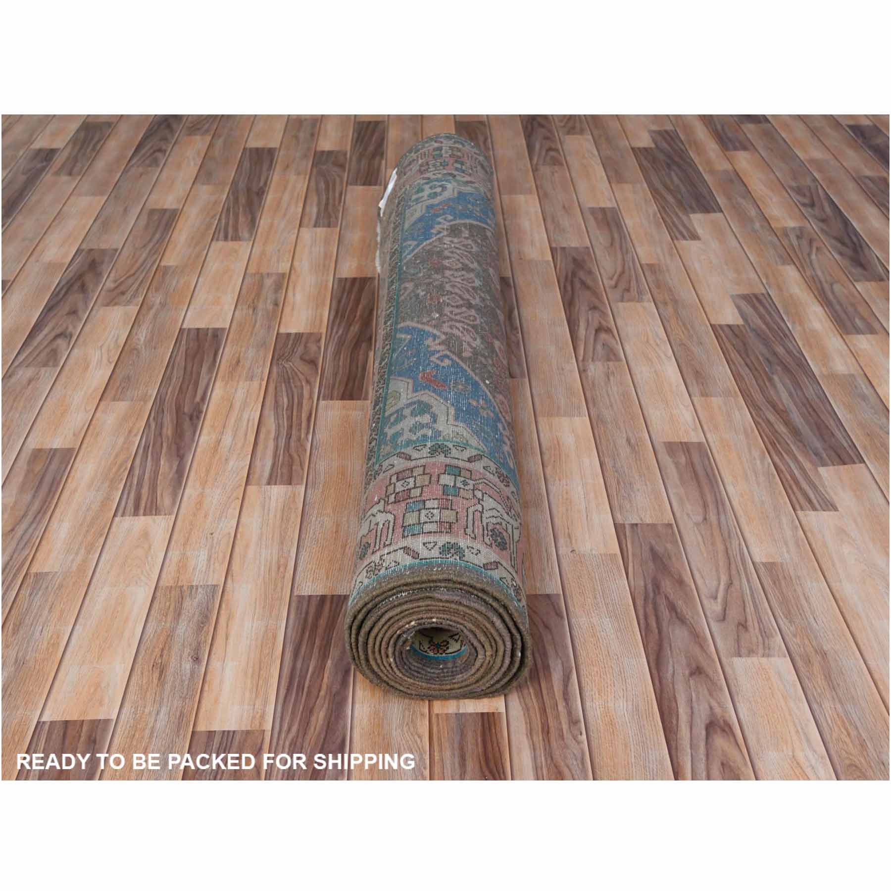 Overdyed-Vintage-Hand-Knotted-Rug-309490