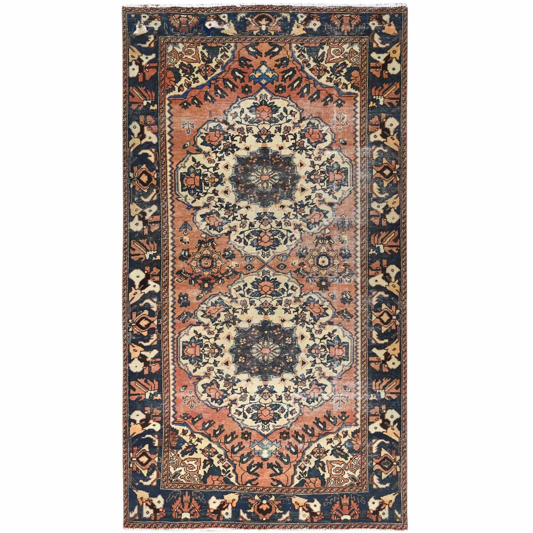 Overdyed-Vintage-Hand-Knotted-Rug-309560
