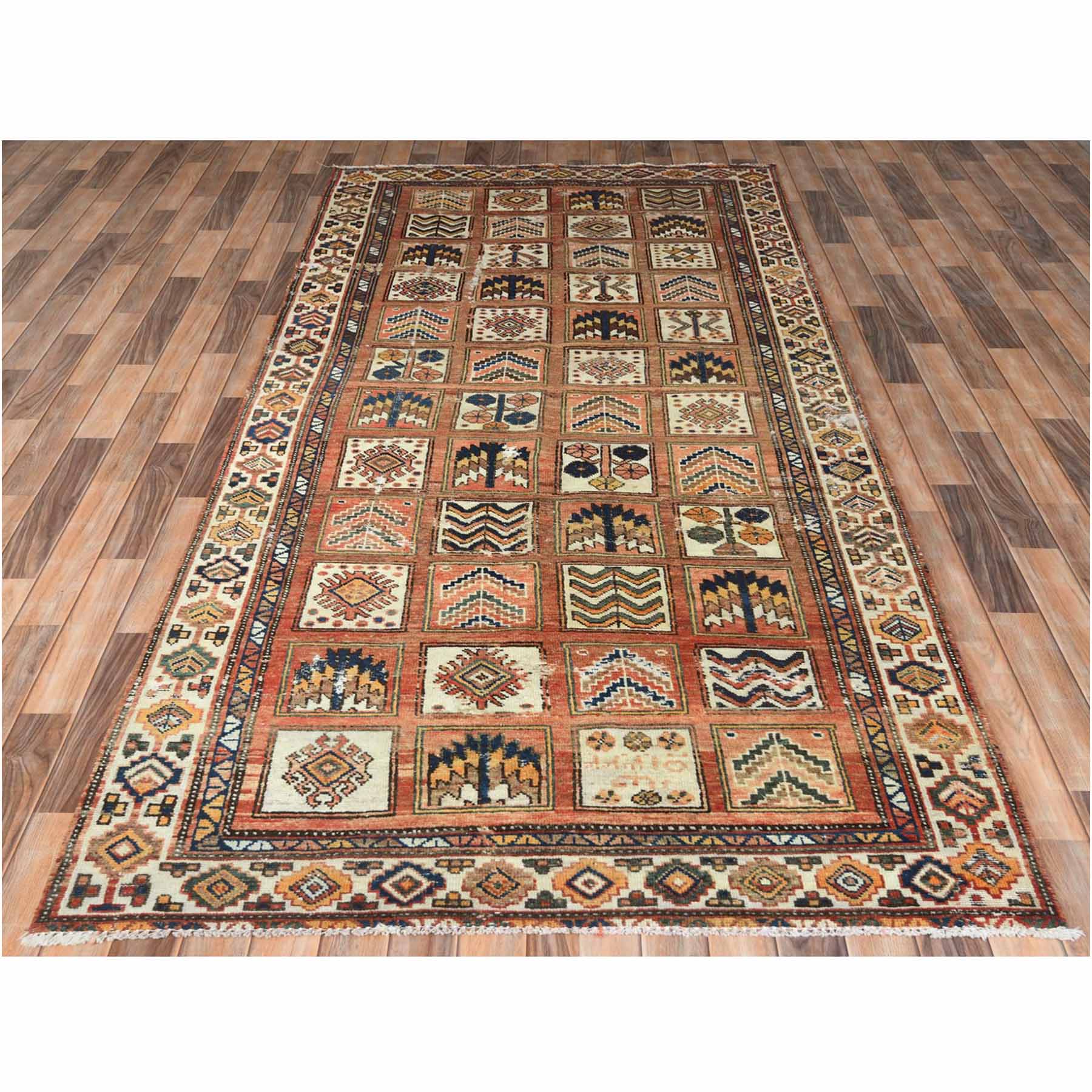 Overdyed-Vintage-Hand-Knotted-Rug-309590