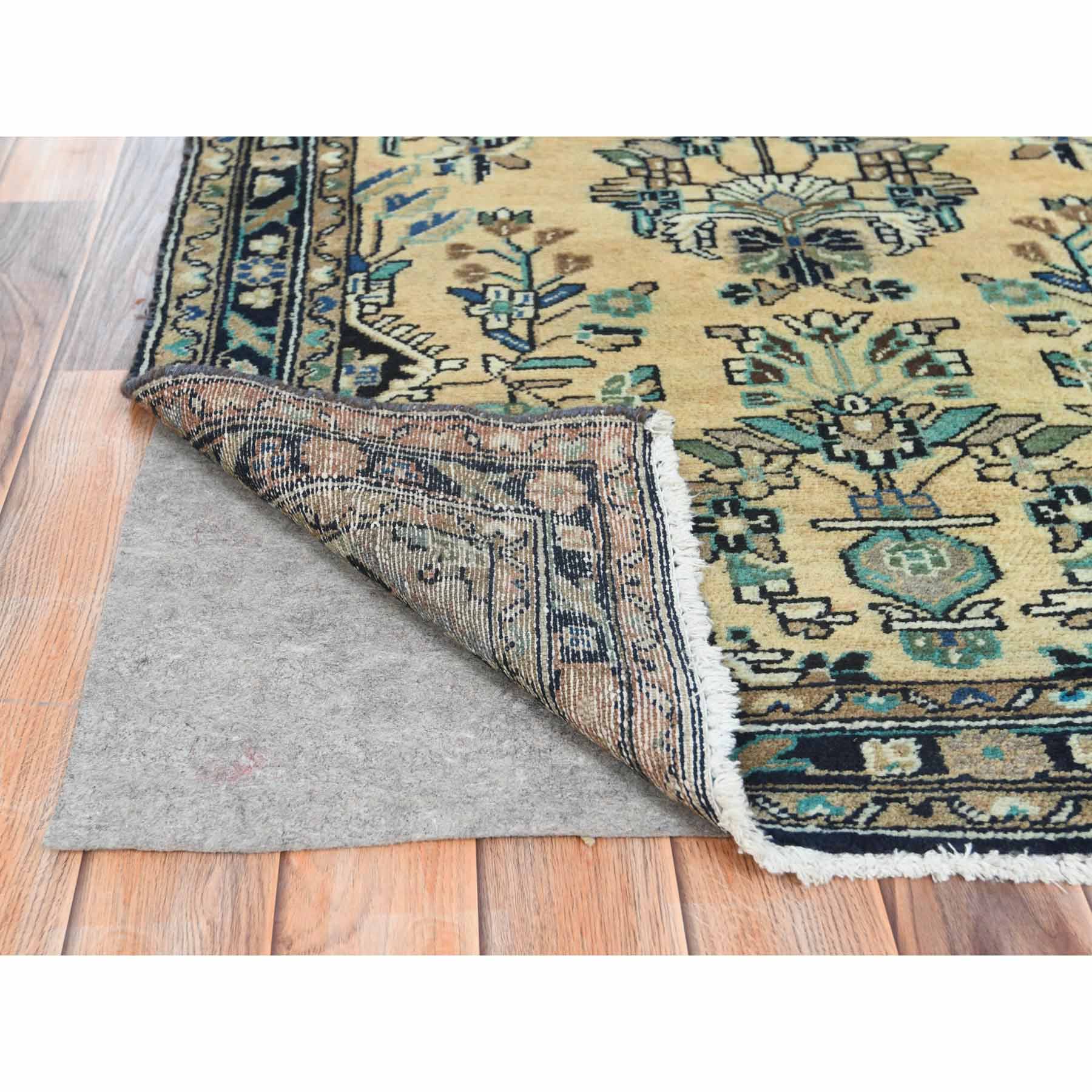 Overdyed-Vintage-Hand-Knotted-Rug-309720