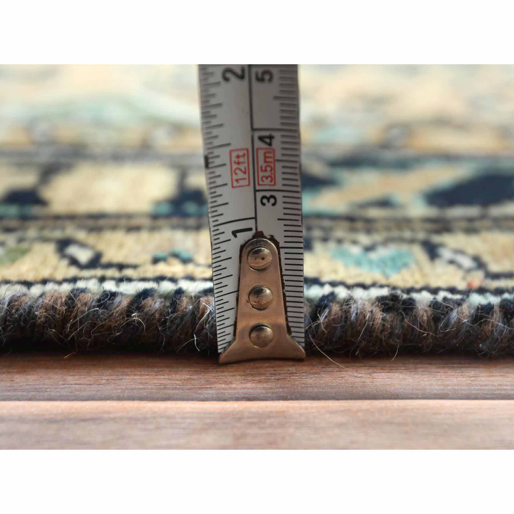 Overdyed-Vintage-Hand-Knotted-Rug-309720