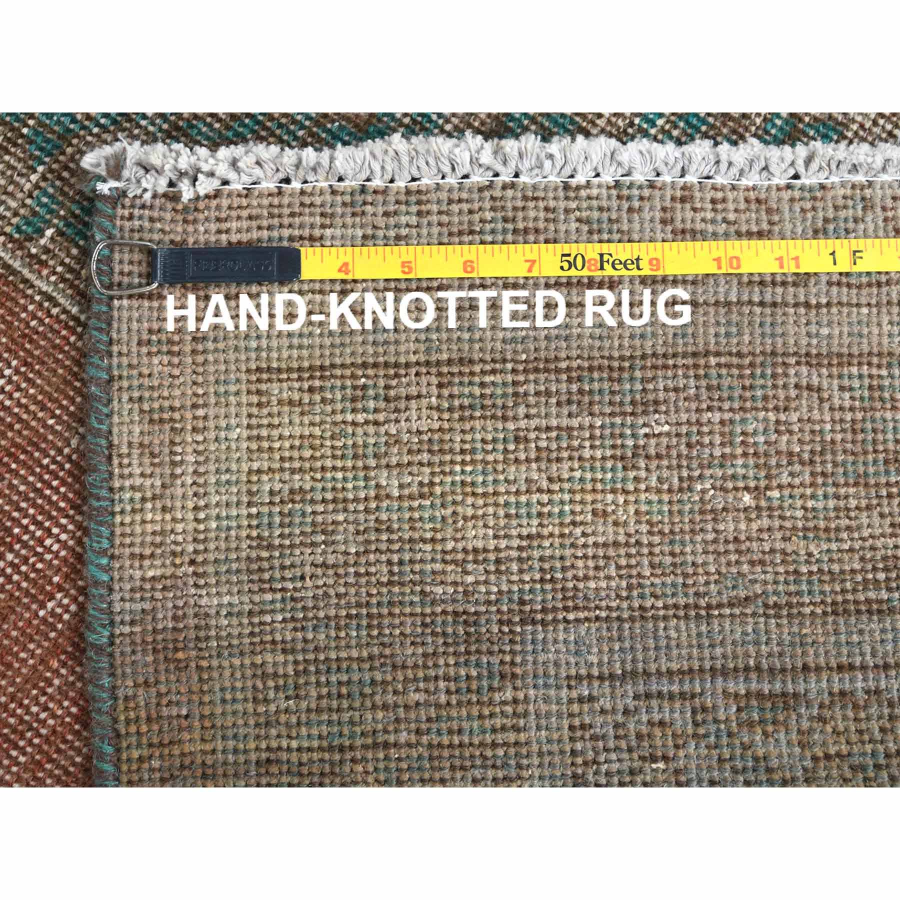 Overdyed-Vintage-Hand-Knotted-Rug-309765
