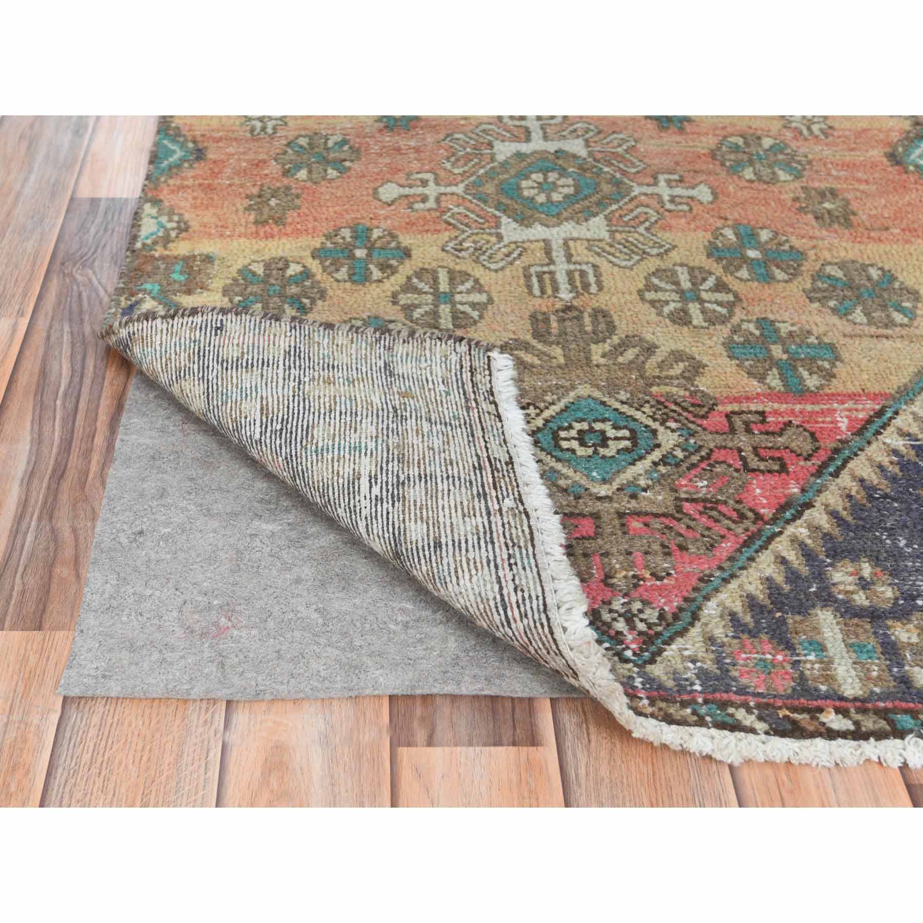 Overdyed-Vintage-Hand-Knotted-Rug-309805