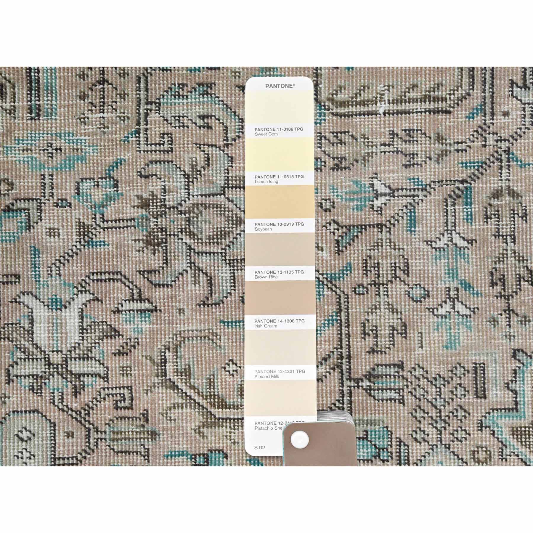 Overdyed-Vintage-Hand-Knotted-Rug-309875