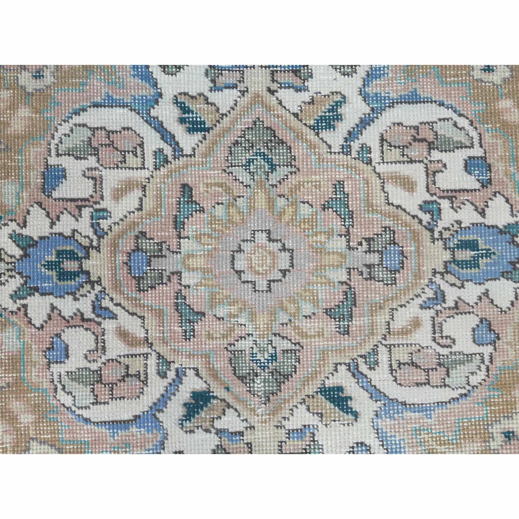Overdyed-Vintage-Hand-Knotted-Rug-309880