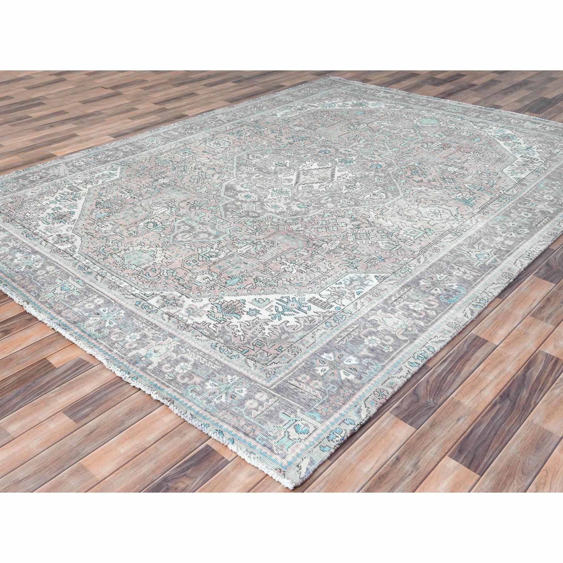 Overdyed-Vintage-Hand-Knotted-Rug-309890