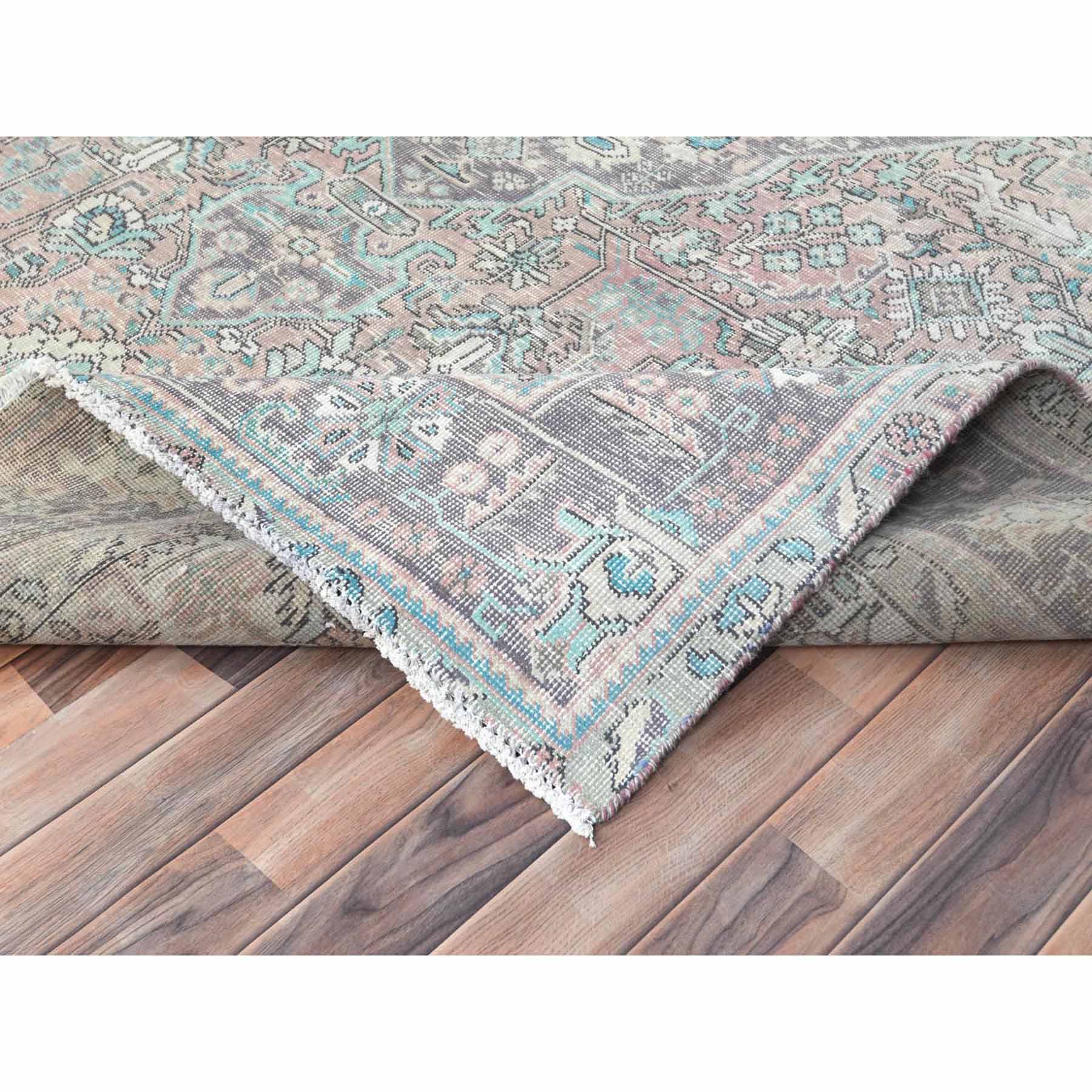 Overdyed-Vintage-Hand-Knotted-Rug-309890