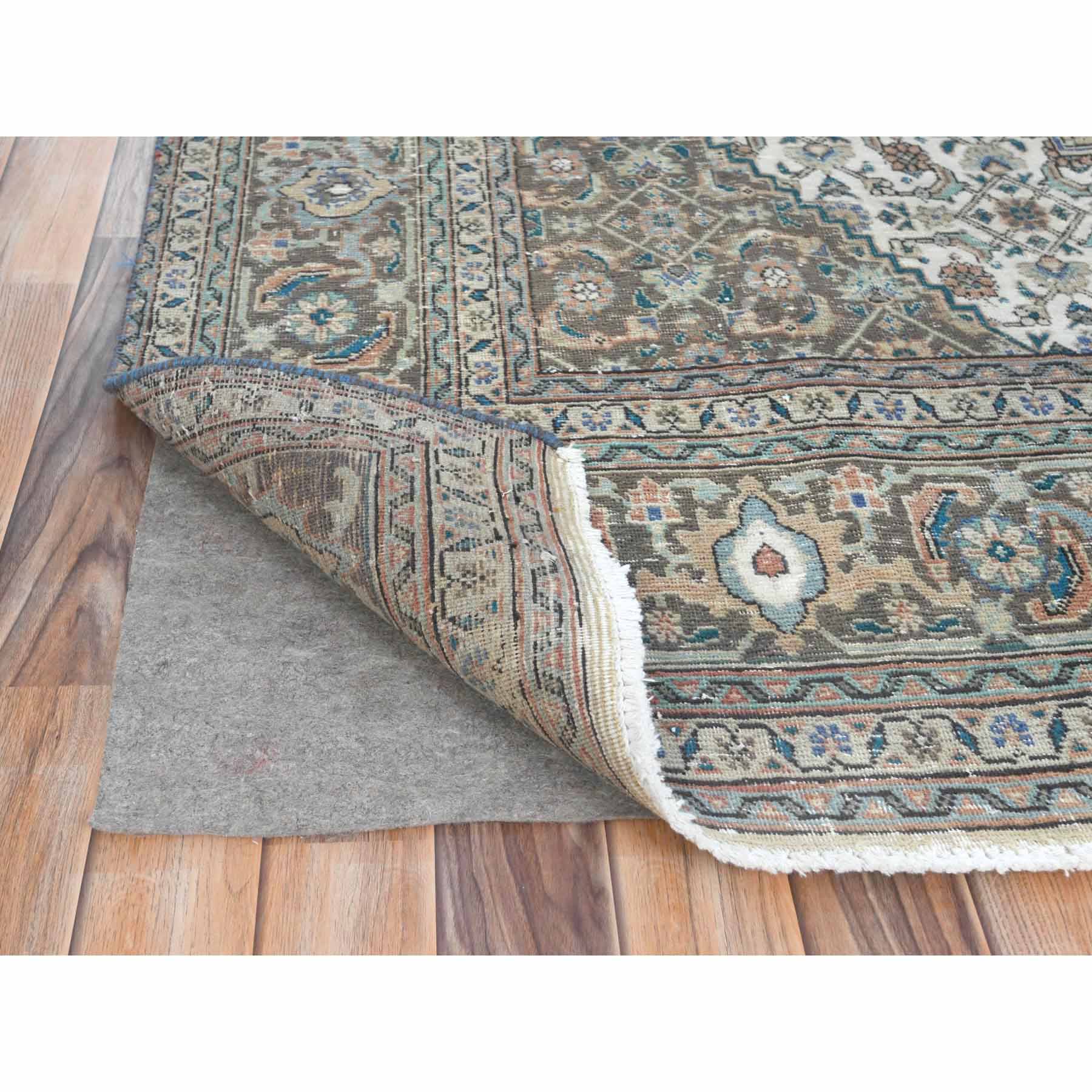 Overdyed-Vintage-Hand-Knotted-Rug-309945