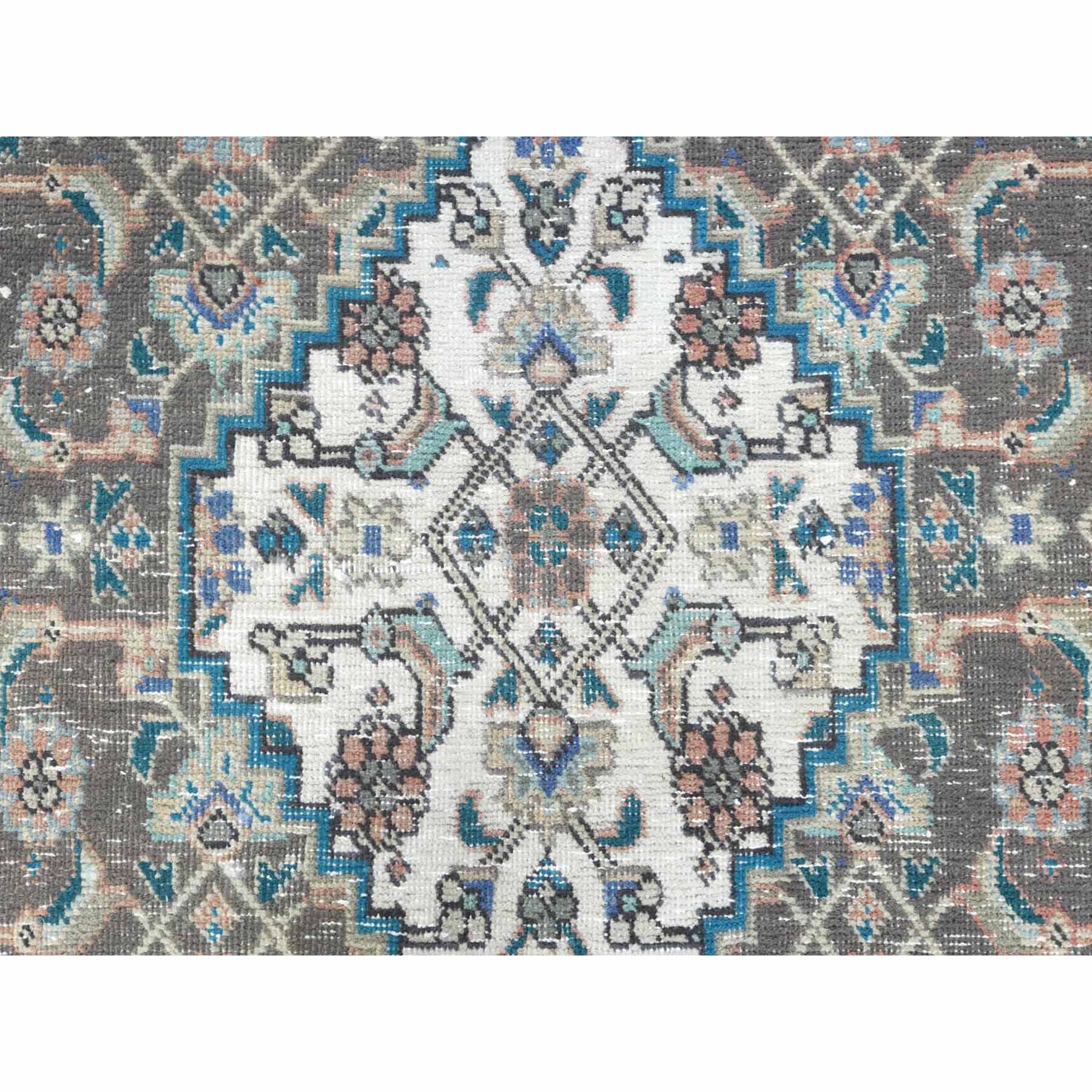 Overdyed-Vintage-Hand-Knotted-Rug-309945