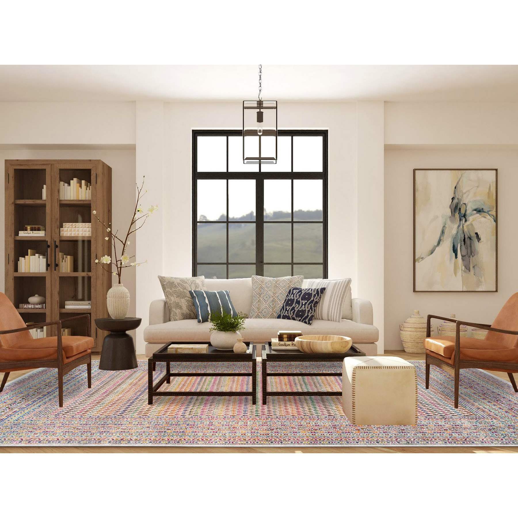 Modern-and-Contemporary-Hand-Knotted-Rug-311535