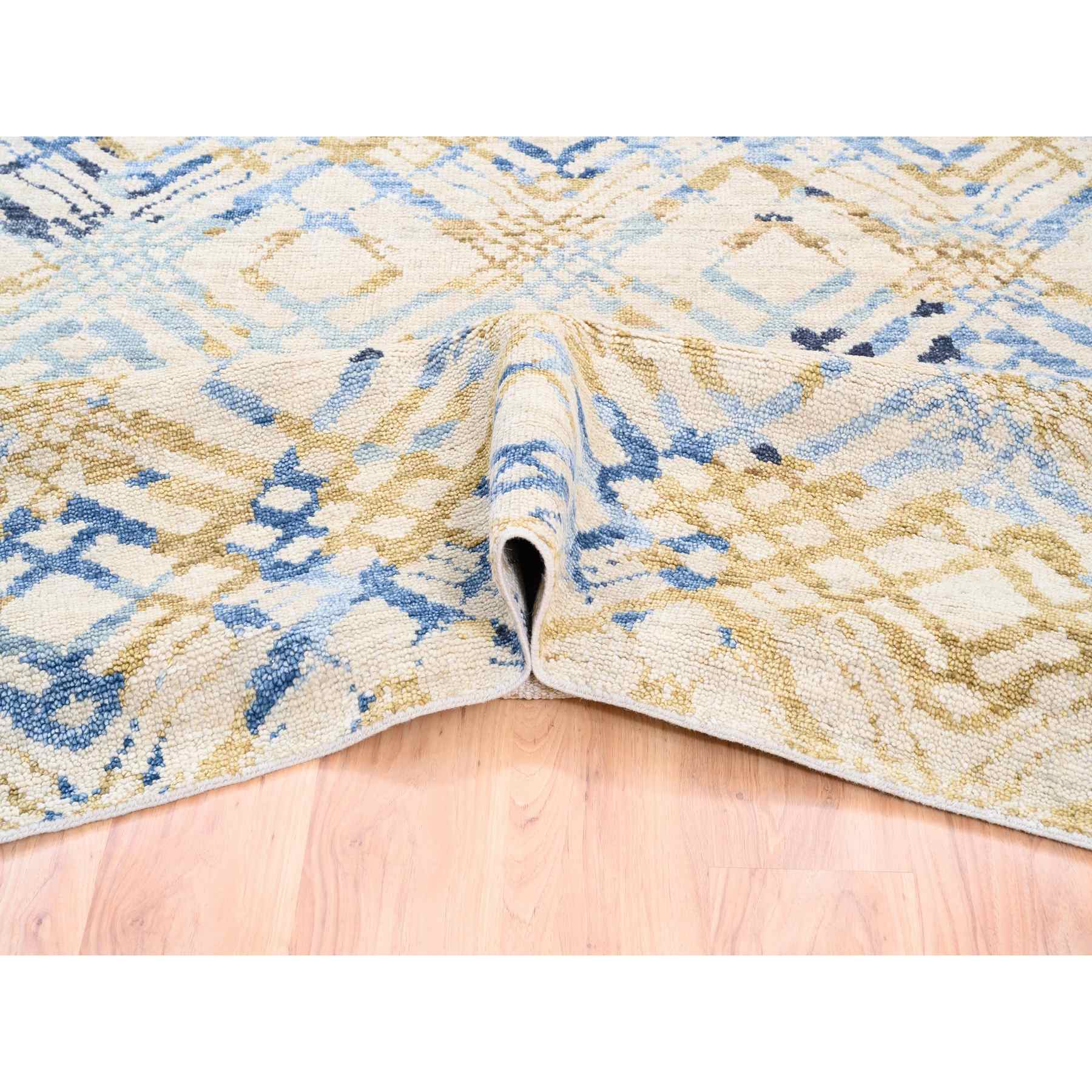 Tribal-Geometric-Hand-Knotted-Rug-311095