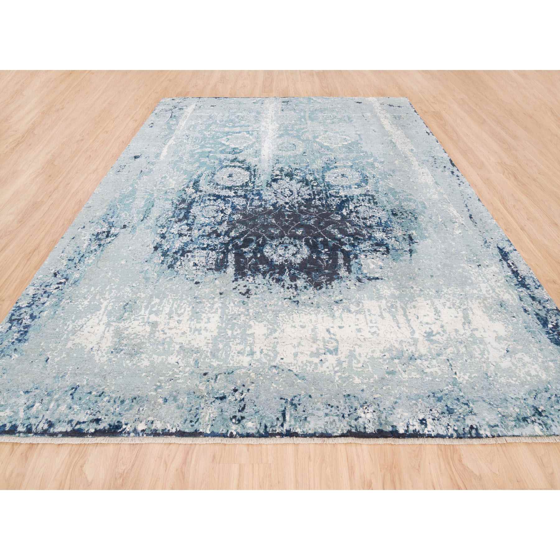 Transitional-Hand-Knotted-Rug-314200