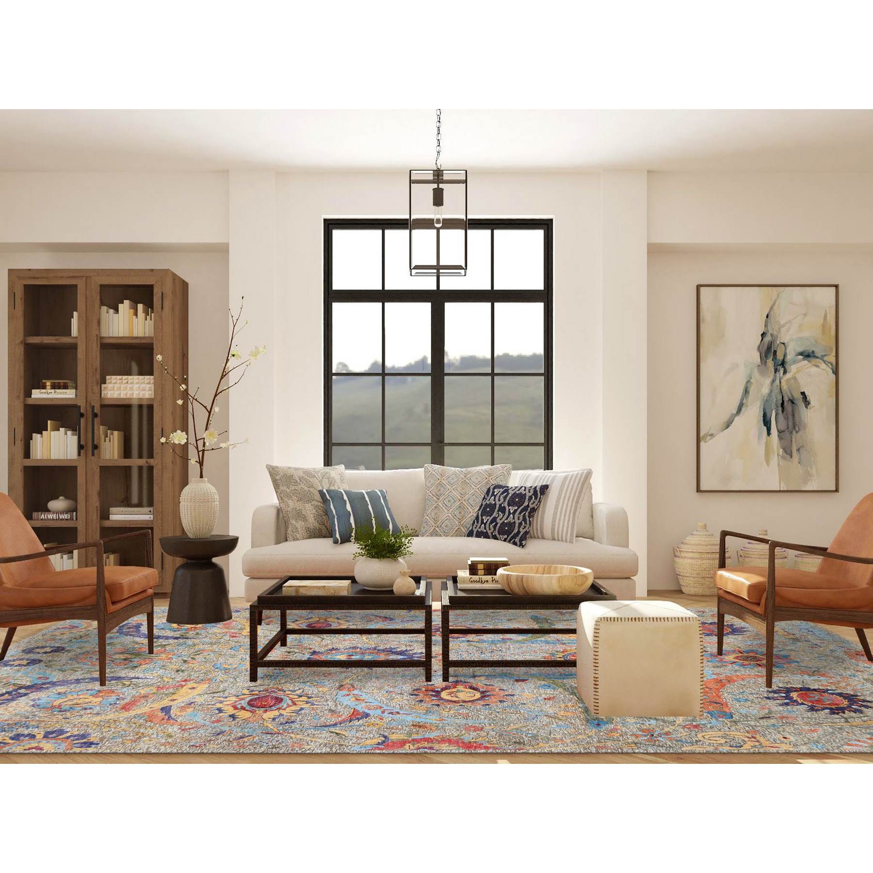 Transitional-Hand-Knotted-Rug-315995
