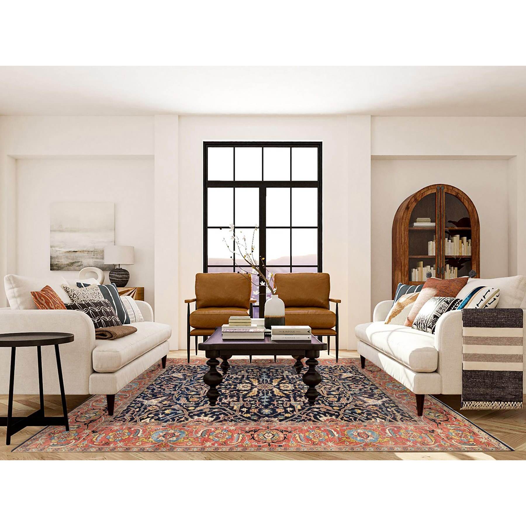 Heriz-Hand-Knotted-Rug-317730