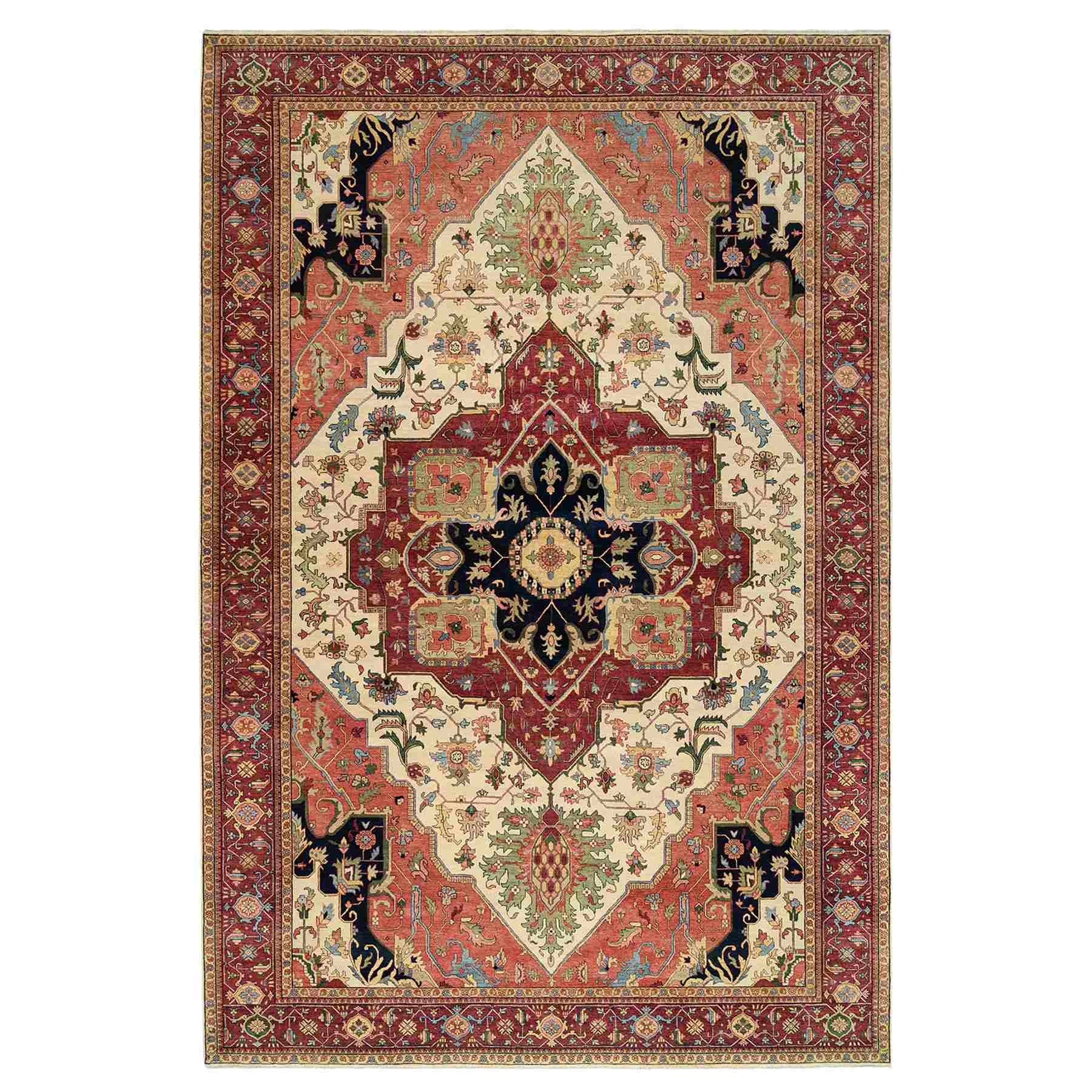 Heriz-Hand-Knotted-Rug-317745