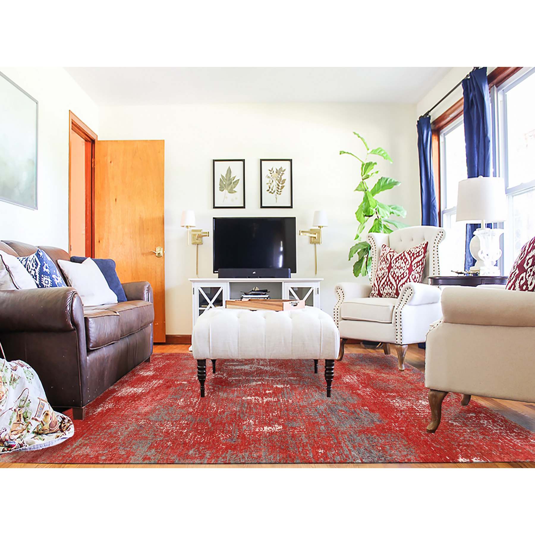 Modern-and-Contemporary-Hand-Knotted-Rug-318355