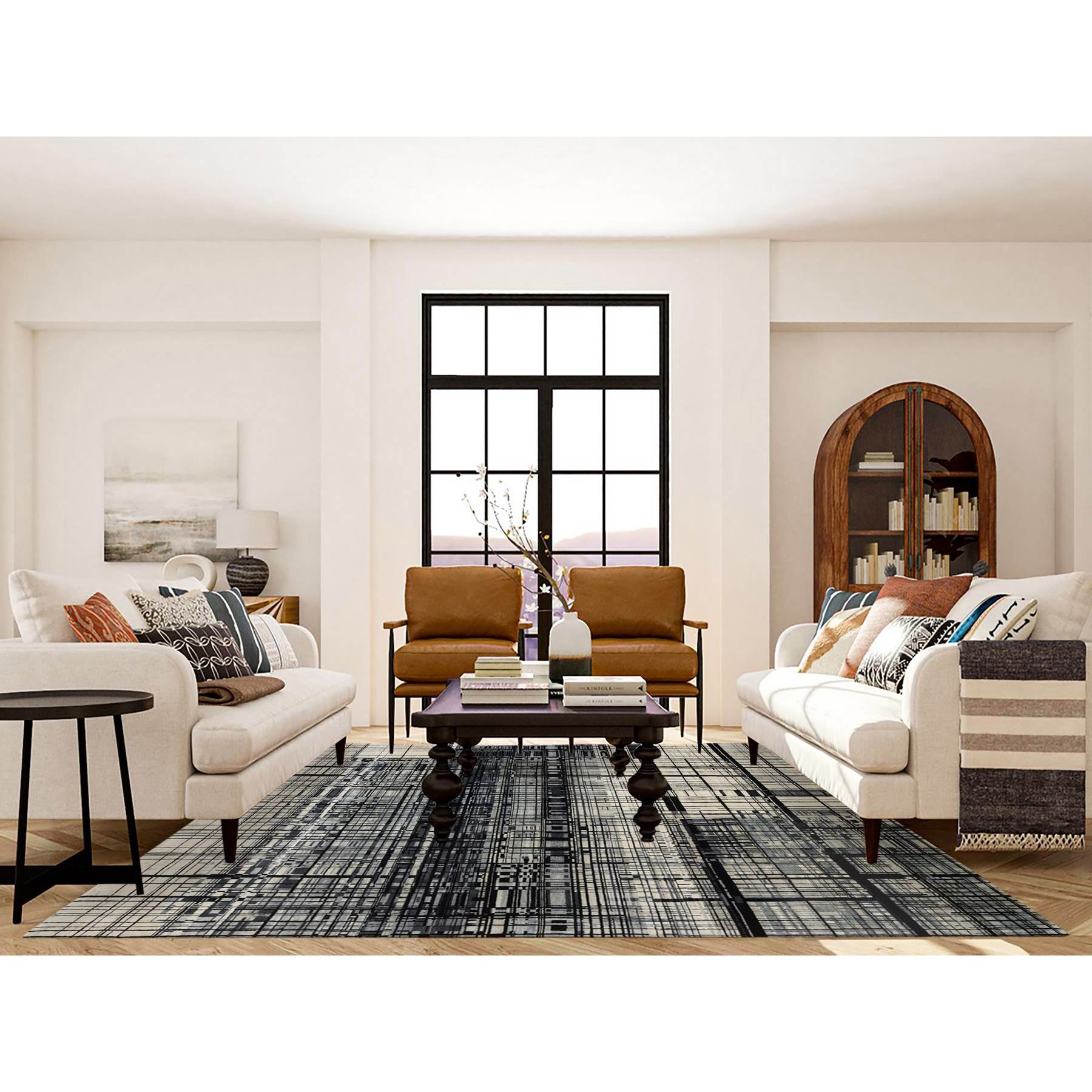 Modern-and-Contemporary-Hand-Knotted-Rug-318510