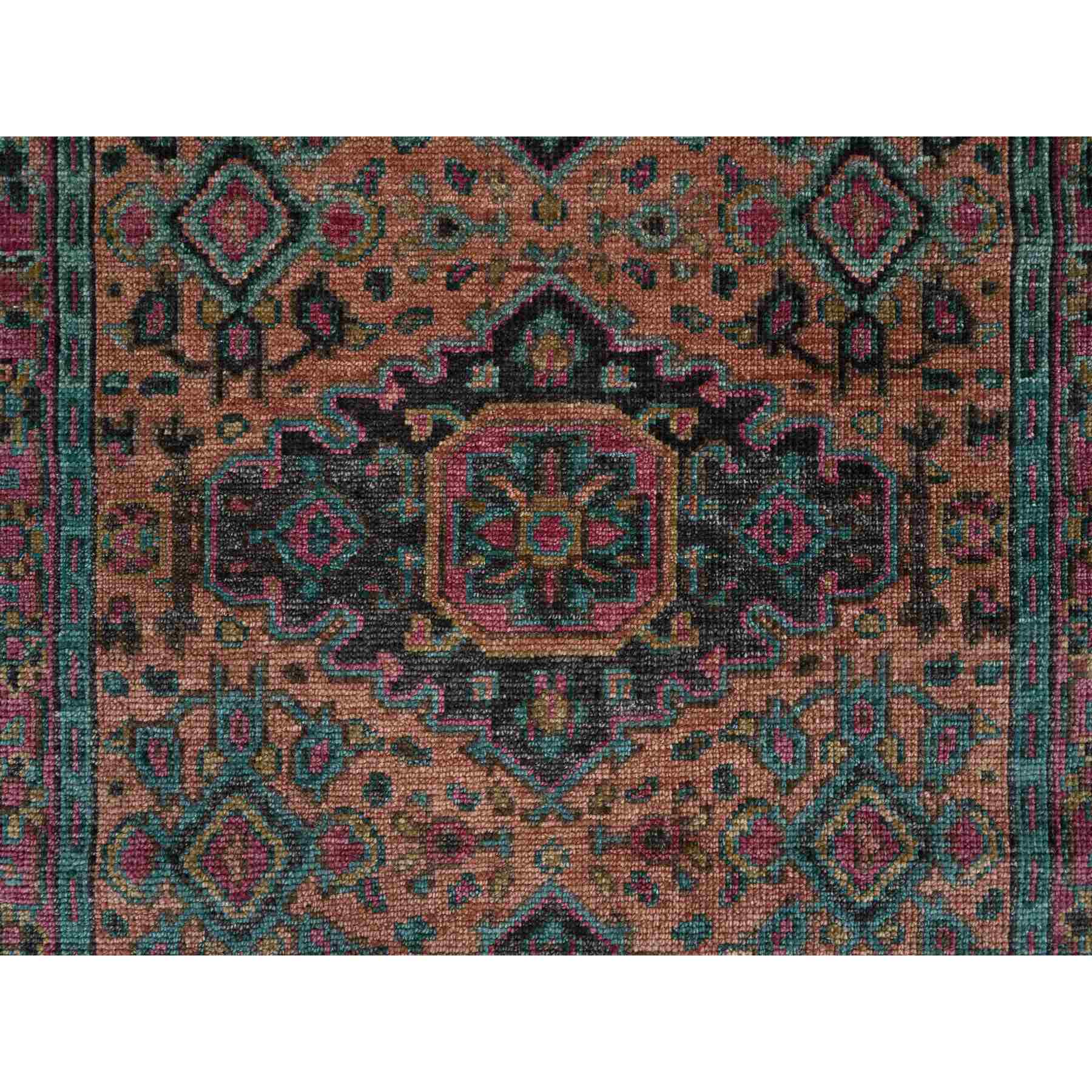 Oushak-And-Peshawar-Hand-Knotted-Rug-318905