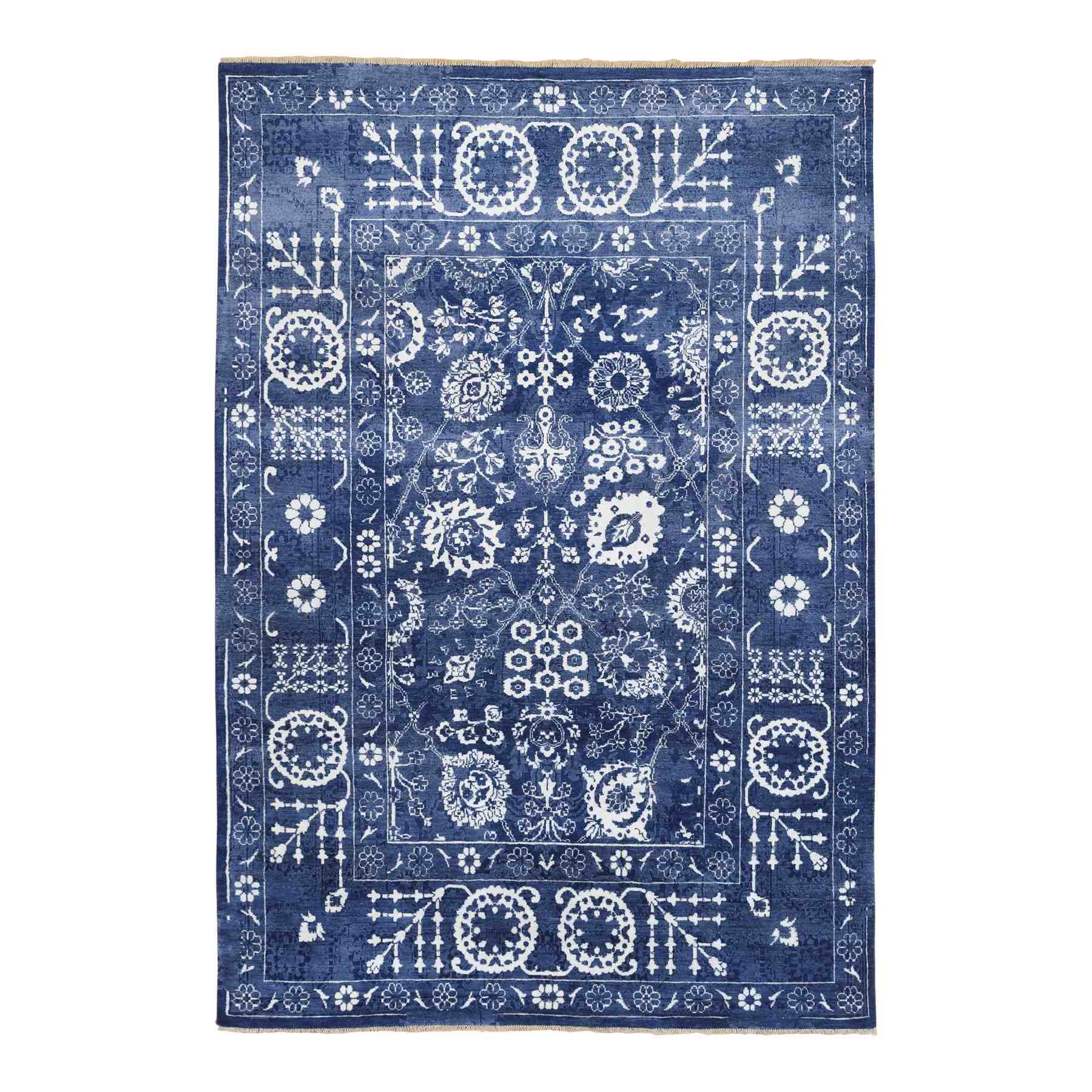 Transitional-Hand-Knotted-Rug-318015