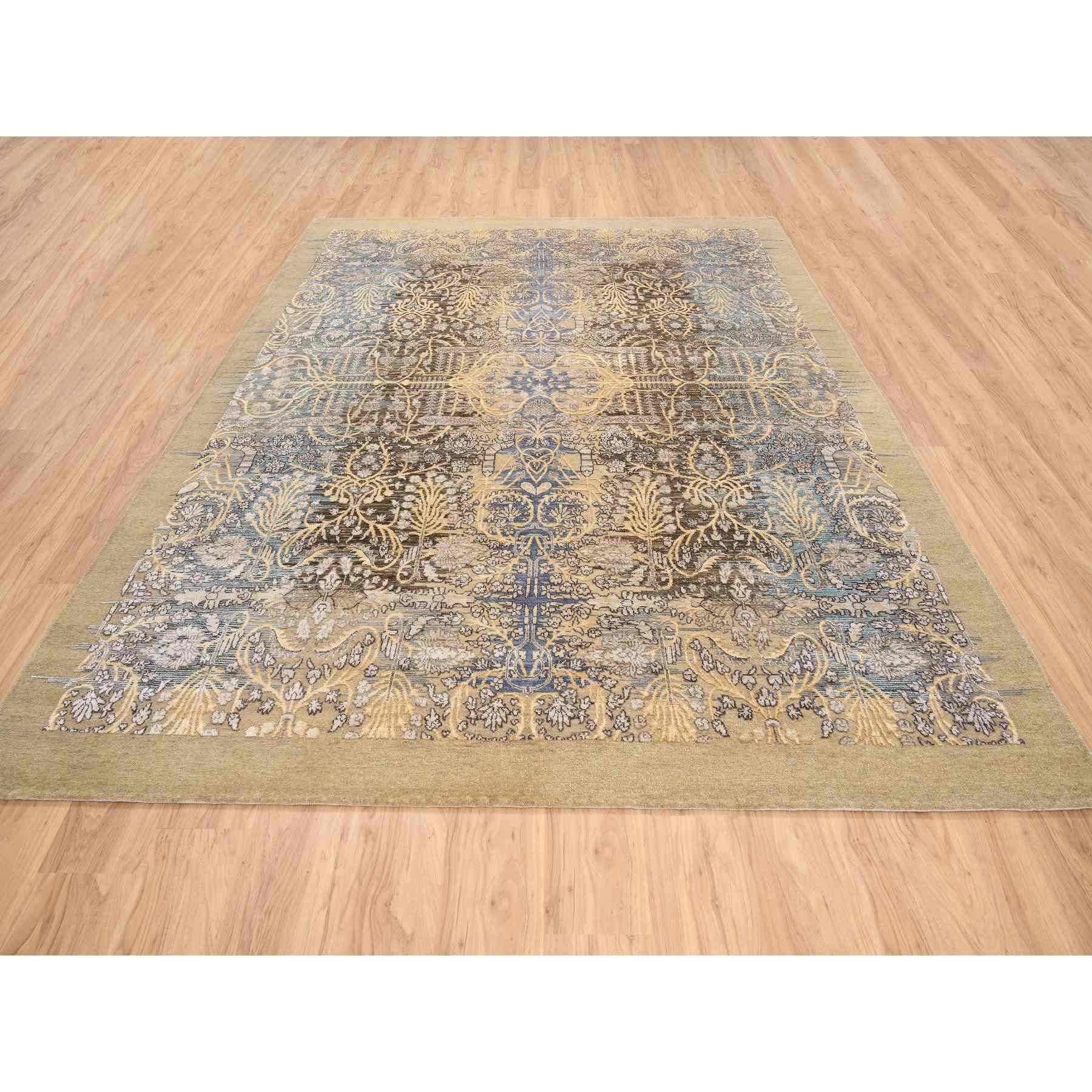 Transitional-Hand-Knotted-Rug-318390