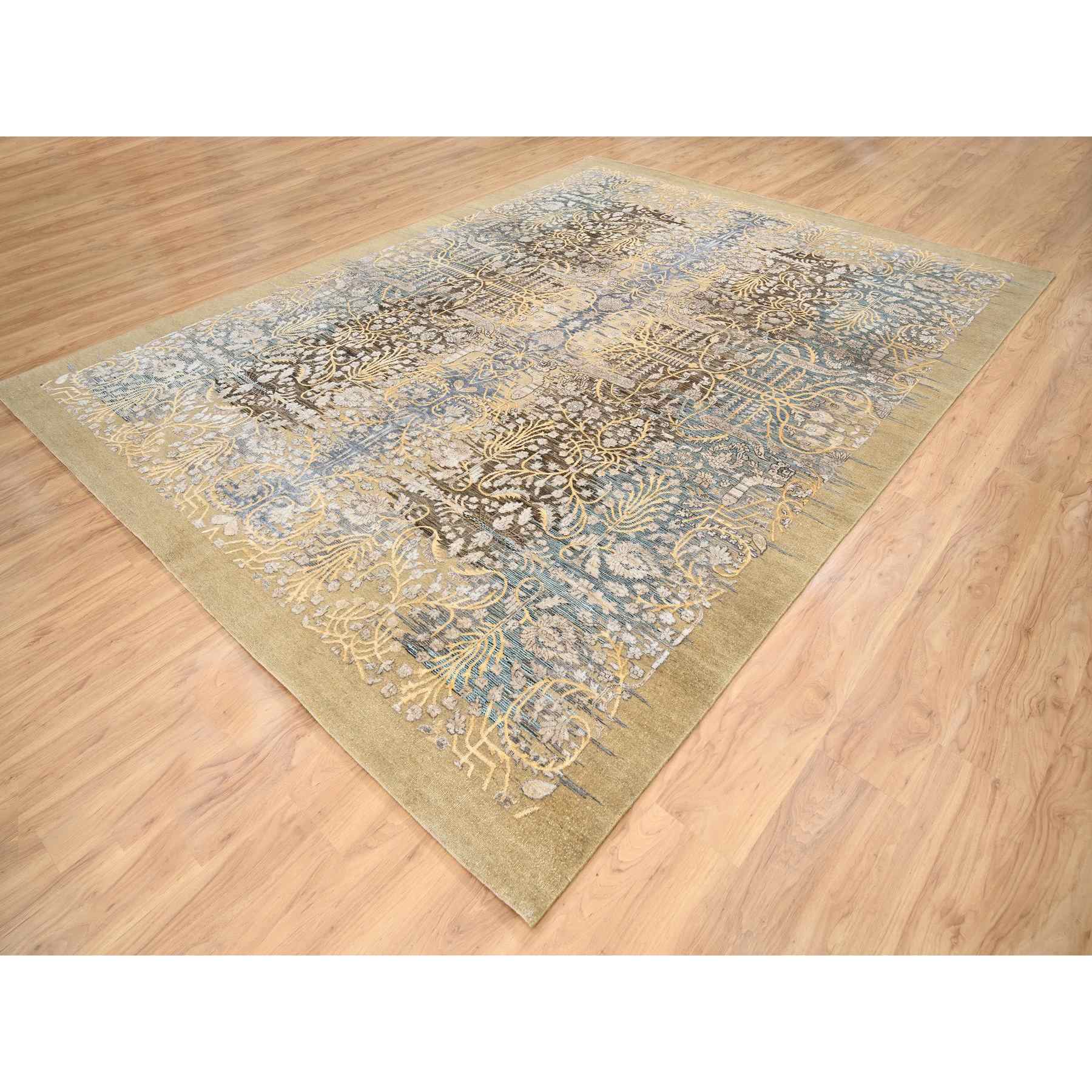 Transitional-Hand-Knotted-Rug-318400