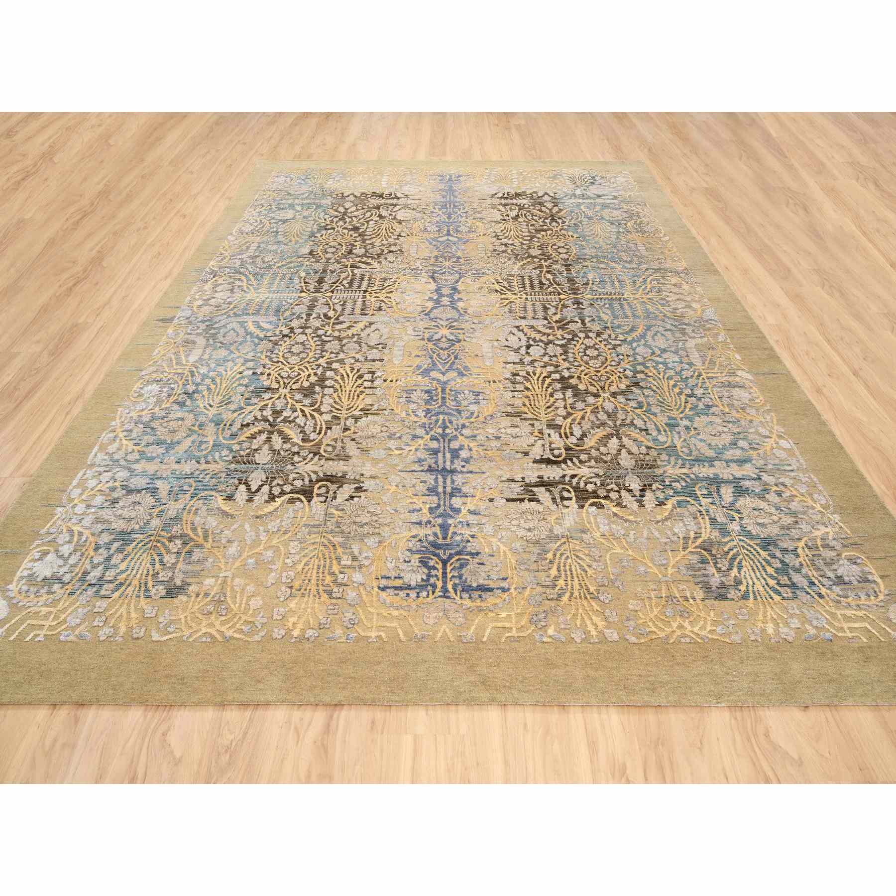 Transitional-Hand-Knotted-Rug-318620