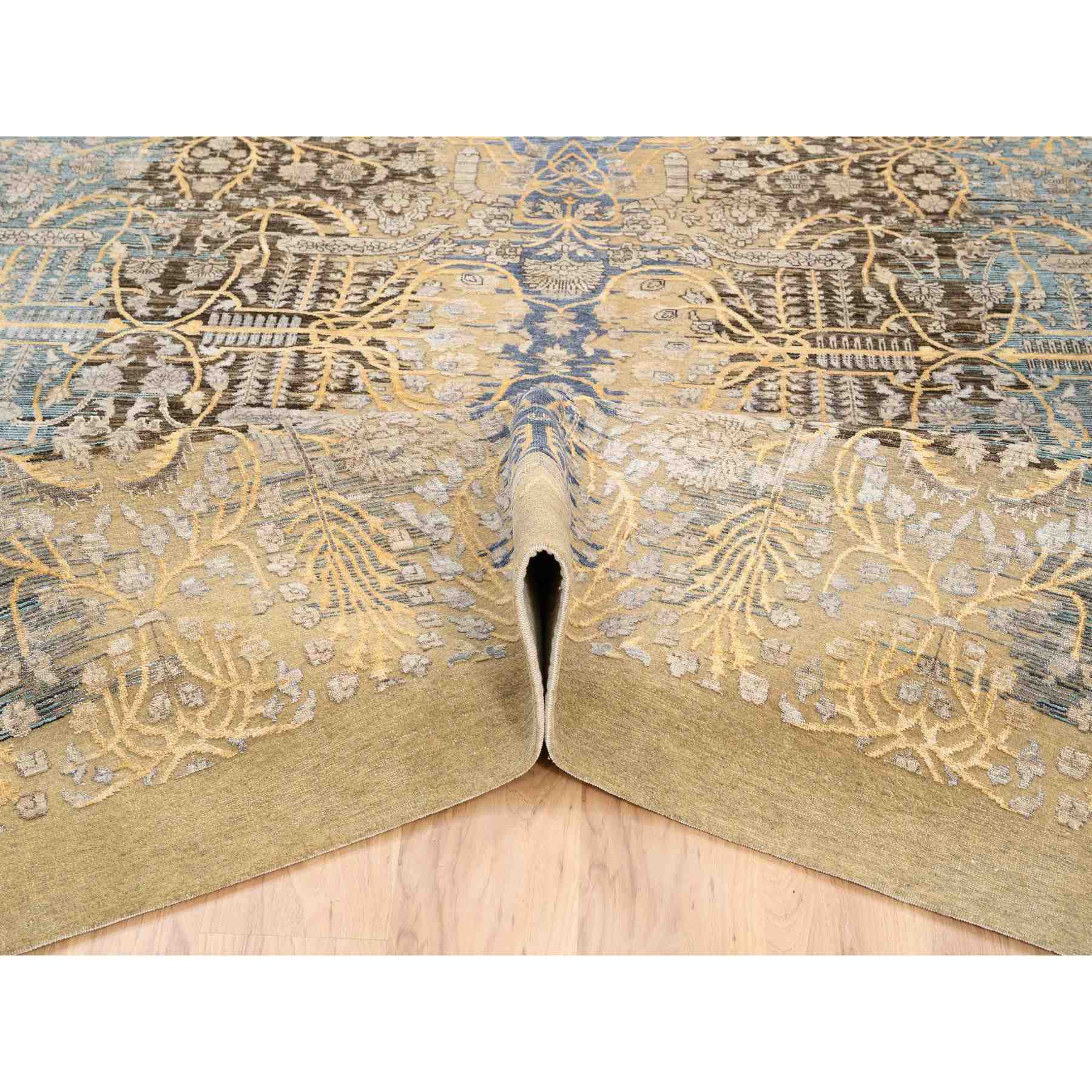 Transitional-Hand-Knotted-Rug-318620