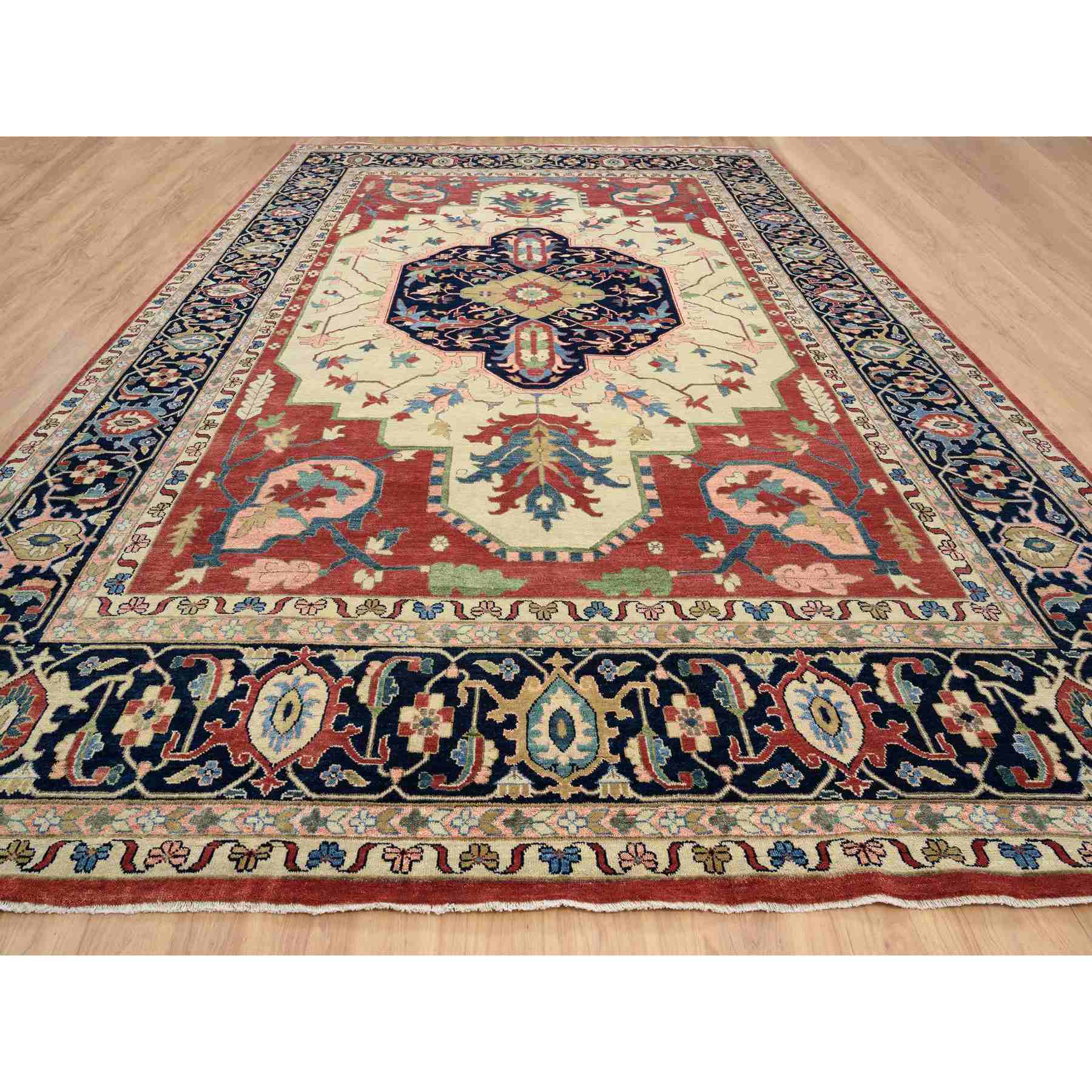 Heriz-Hand-Knotted-Rug-321220