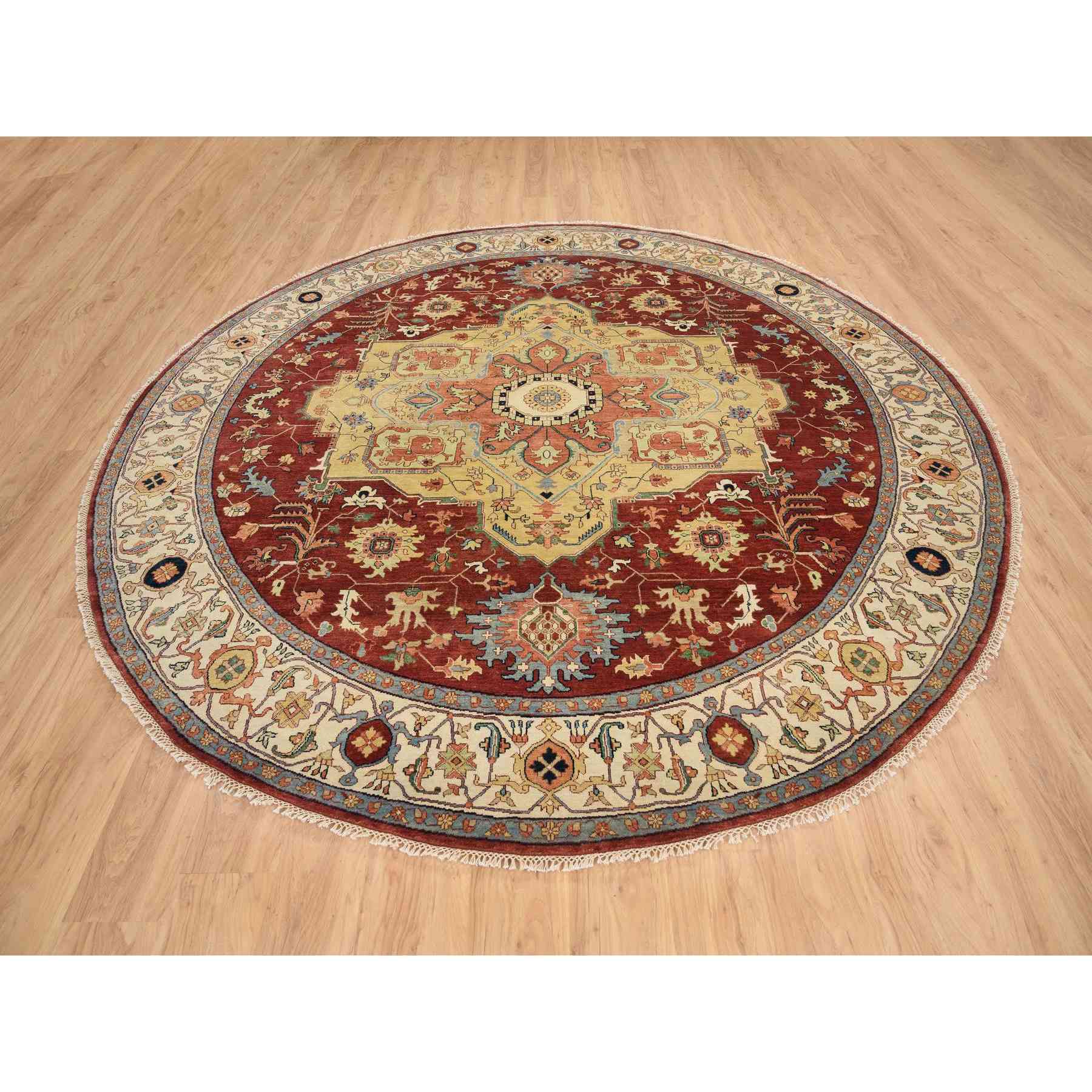 Heriz-Hand-Knotted-Rug-324870