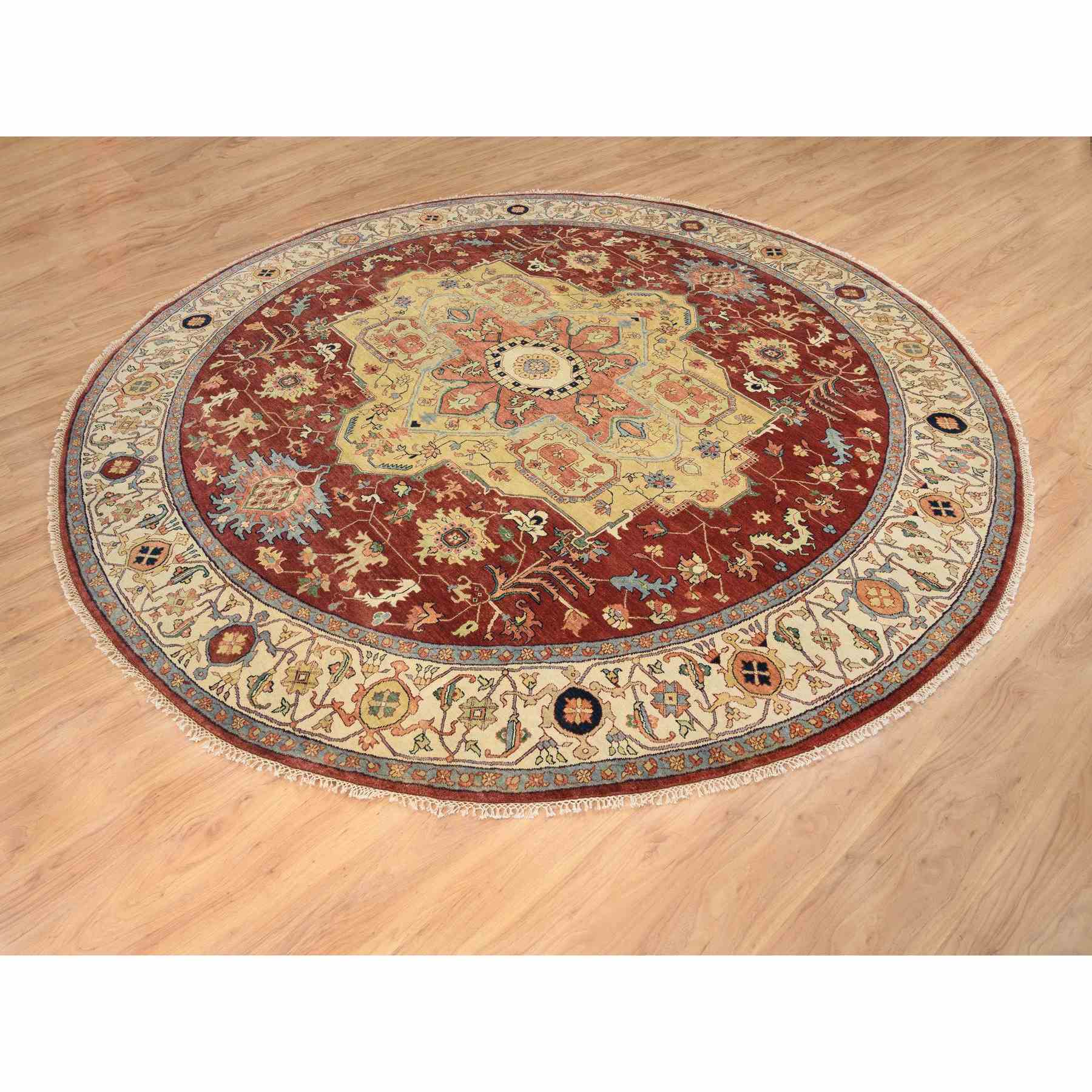 Heriz-Hand-Knotted-Rug-324870