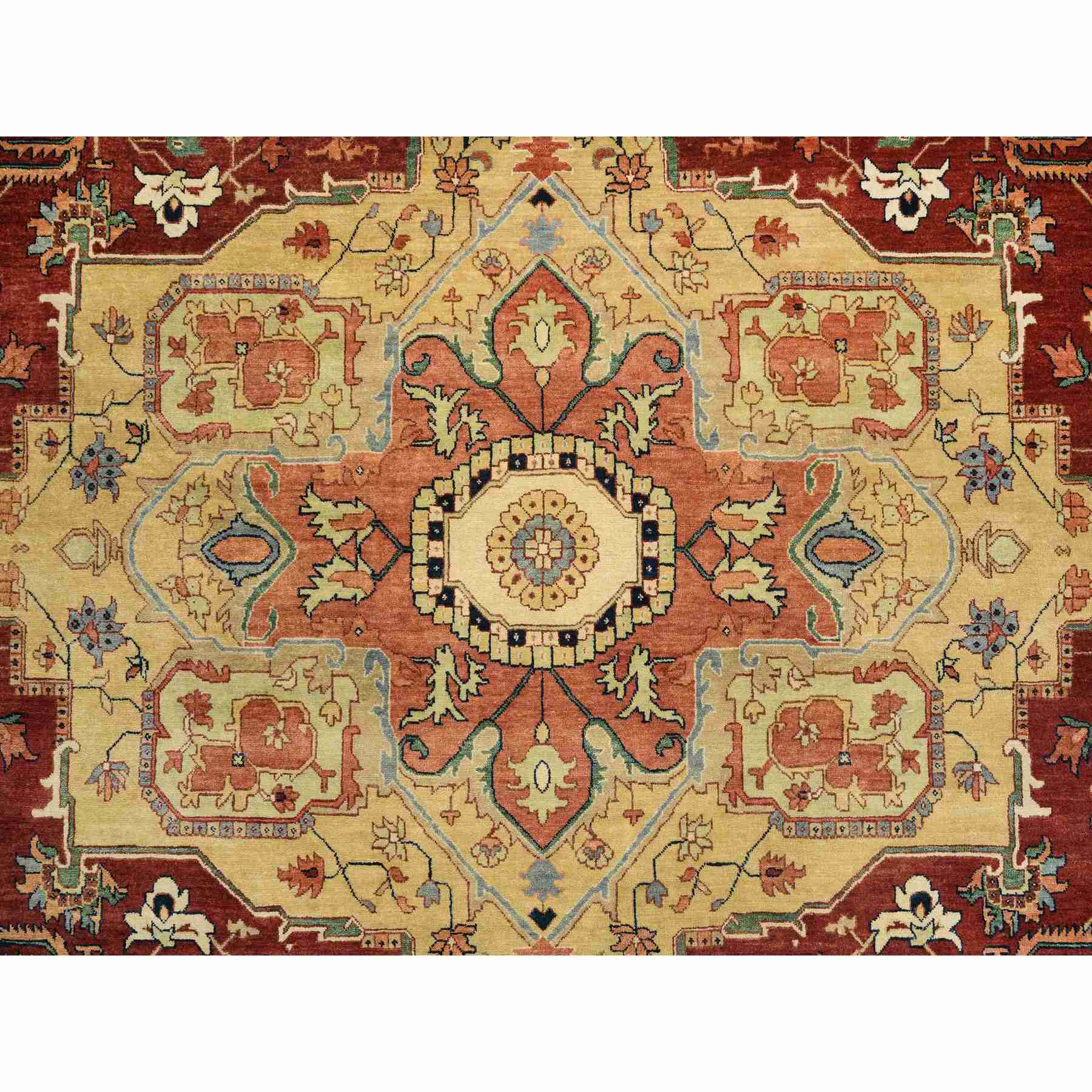 Heriz-Hand-Knotted-Rug-324870