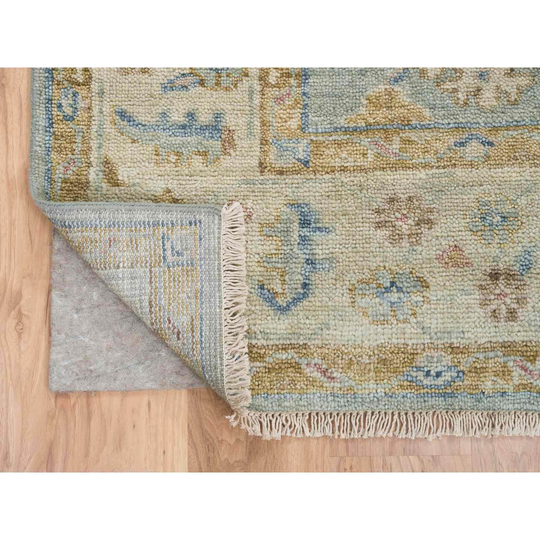 Oushak-And-Peshawar-Hand-Knotted-Rug-322580