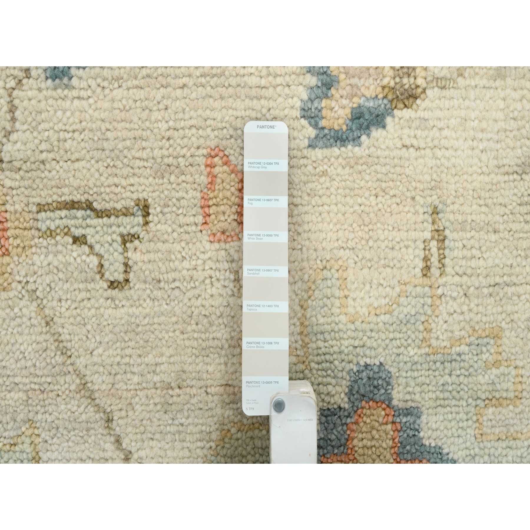 Oushak-And-Peshawar-Hand-Knotted-Rug-322650