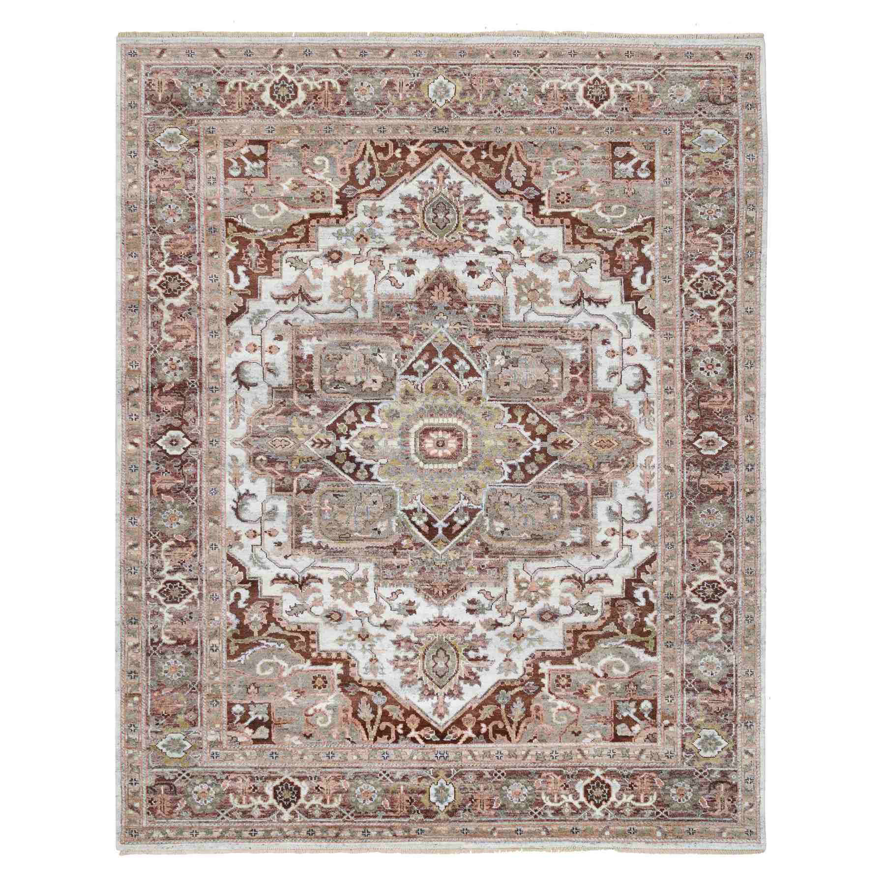 Tribal-Geometric-Hand-Knotted-Rug-324100