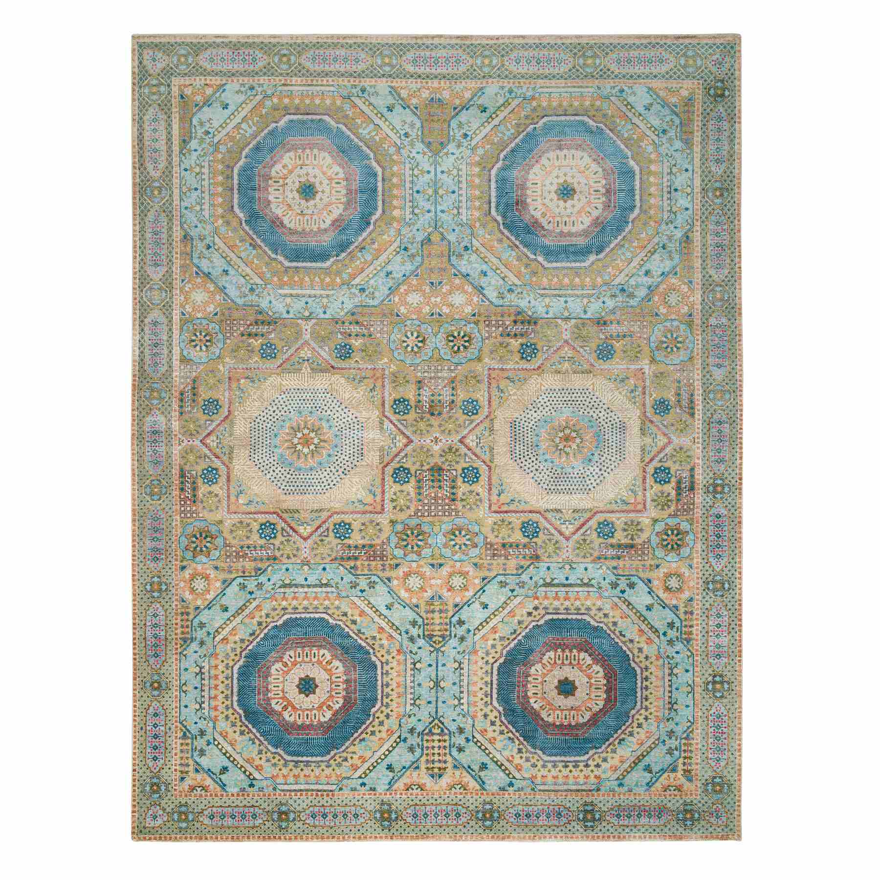 Mamluk-Hand-Knotted-Rug-325690