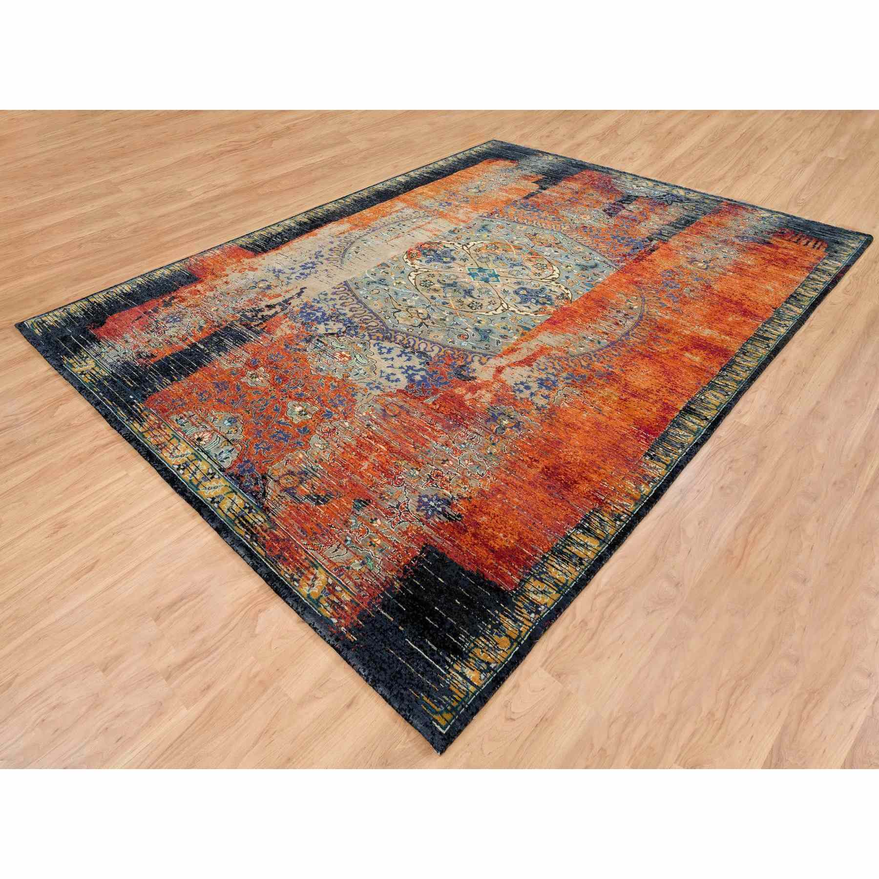 Transitional-Hand-Knotted-Rug-325850