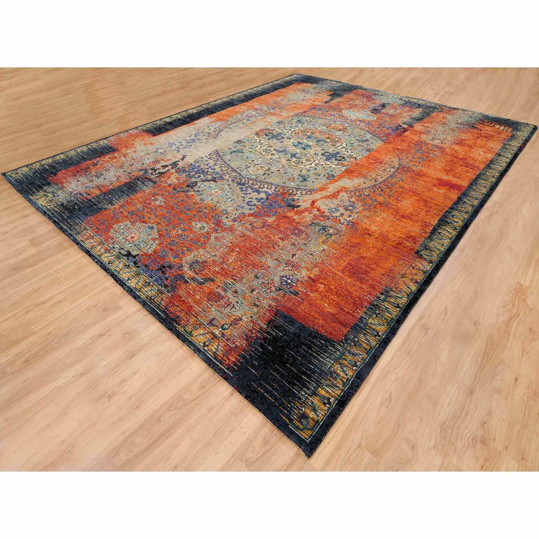 Transitional-Hand-Knotted-Rug-325880