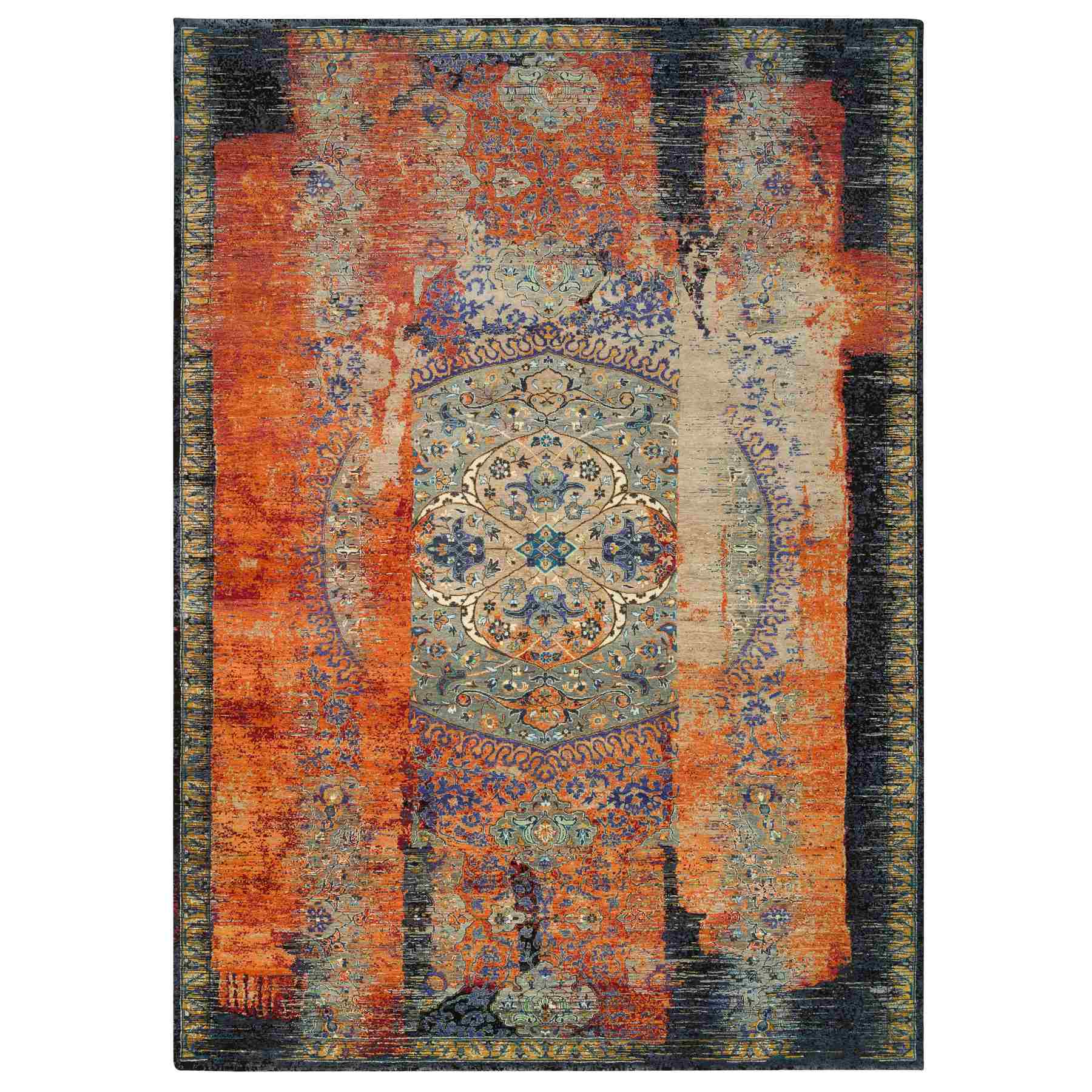 Transitional-Hand-Knotted-Rug-325885