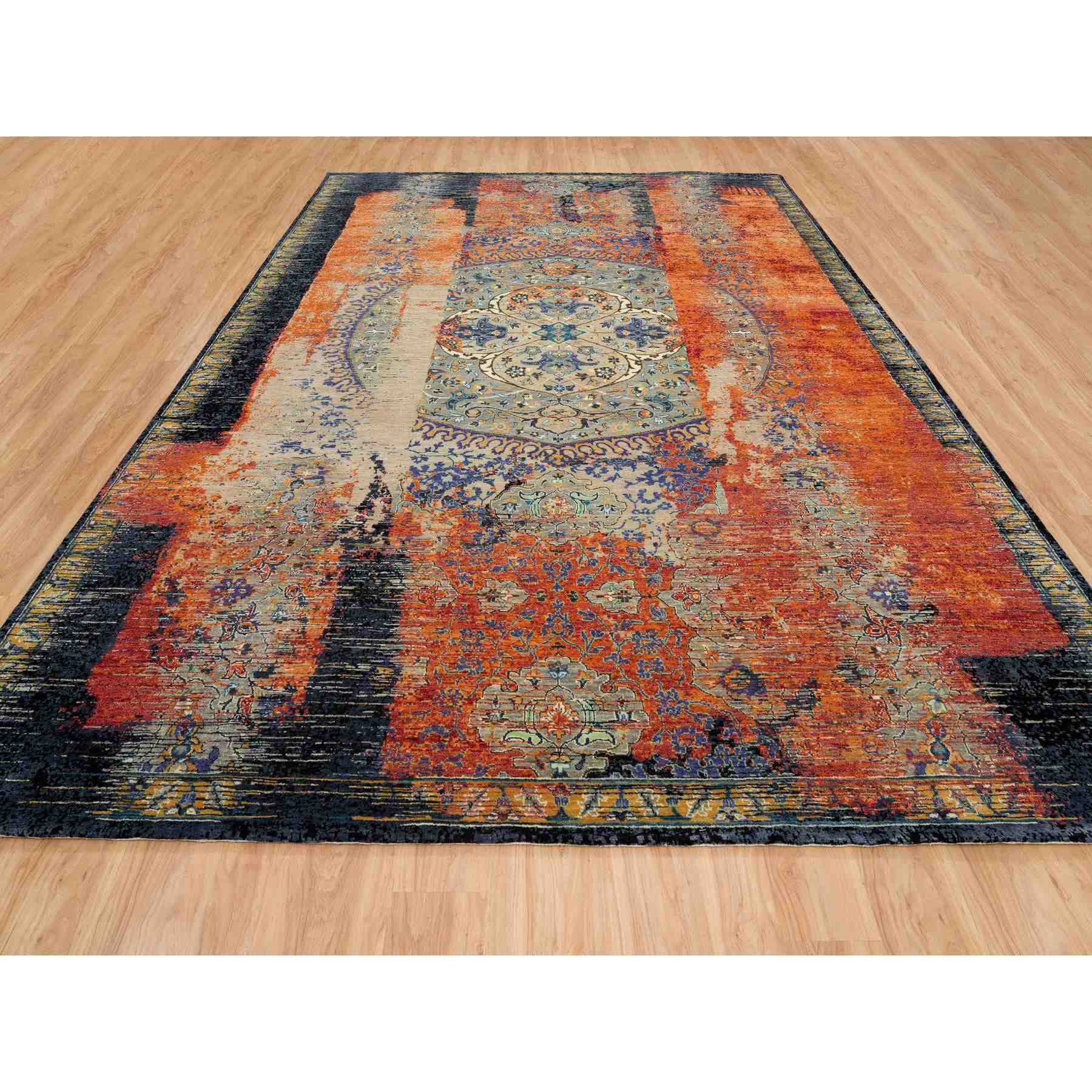 Transitional-Hand-Knotted-Rug-325885