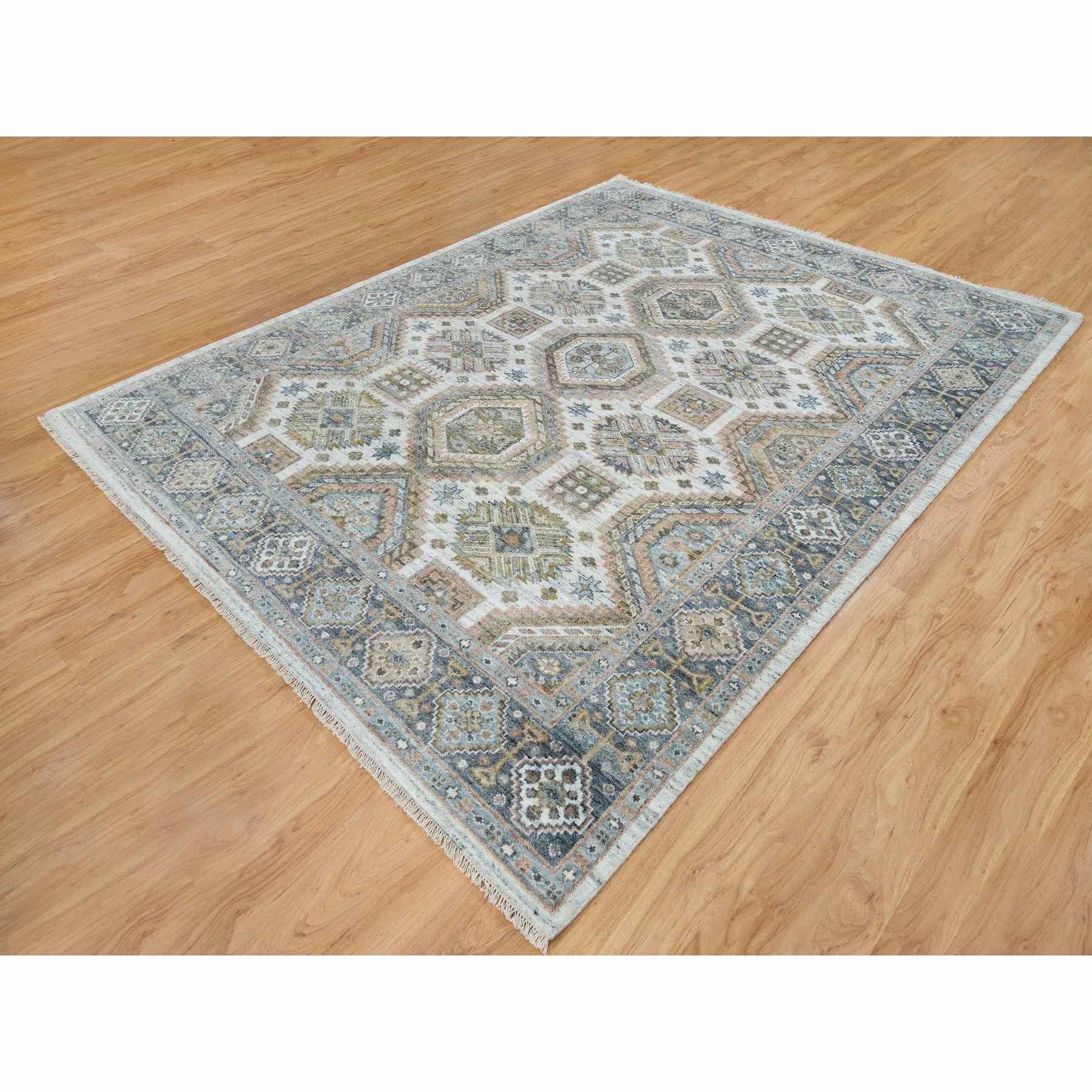 Tribal-Geometric-Hand-Knotted-Rug-325925