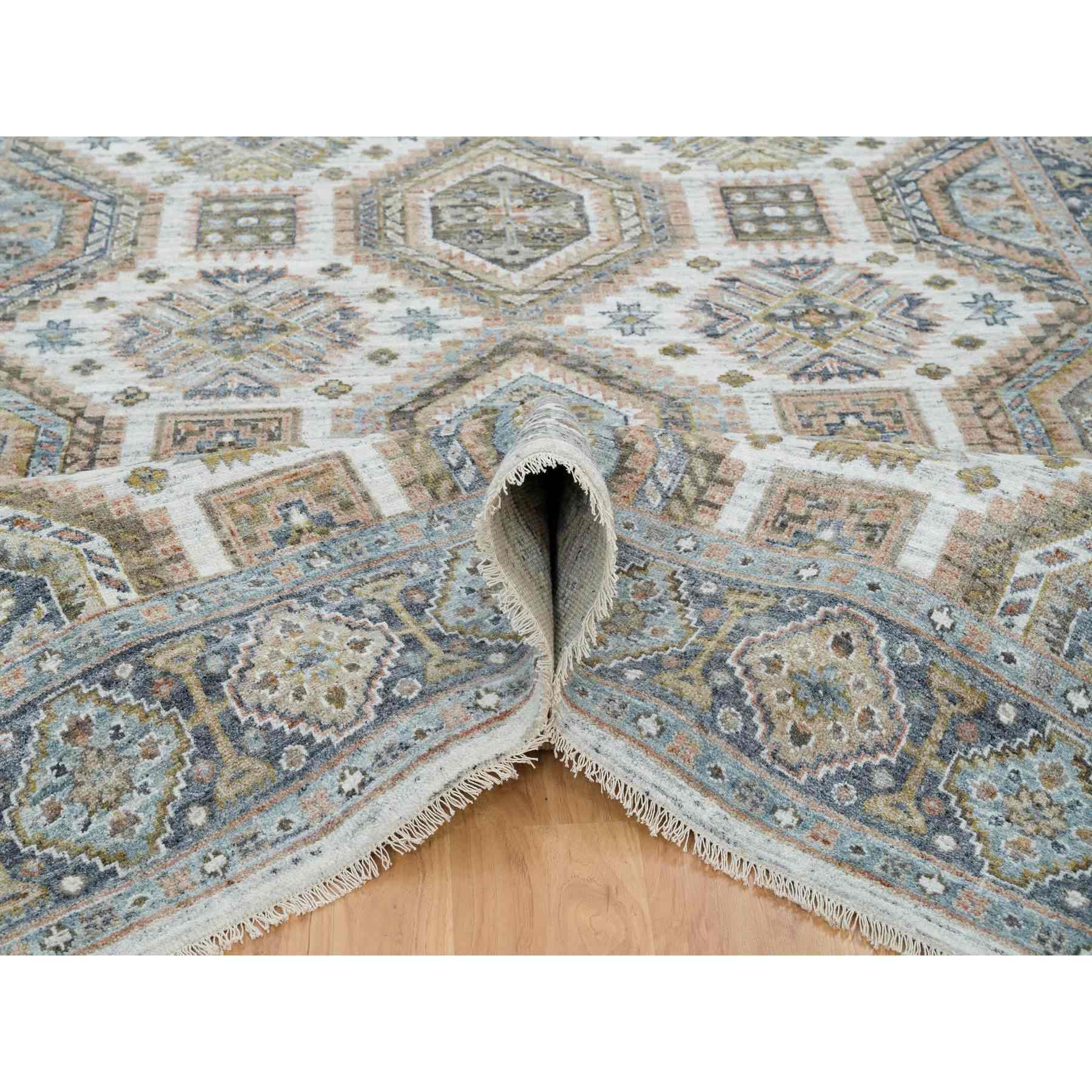 Tribal-Geometric-Hand-Knotted-Rug-325925