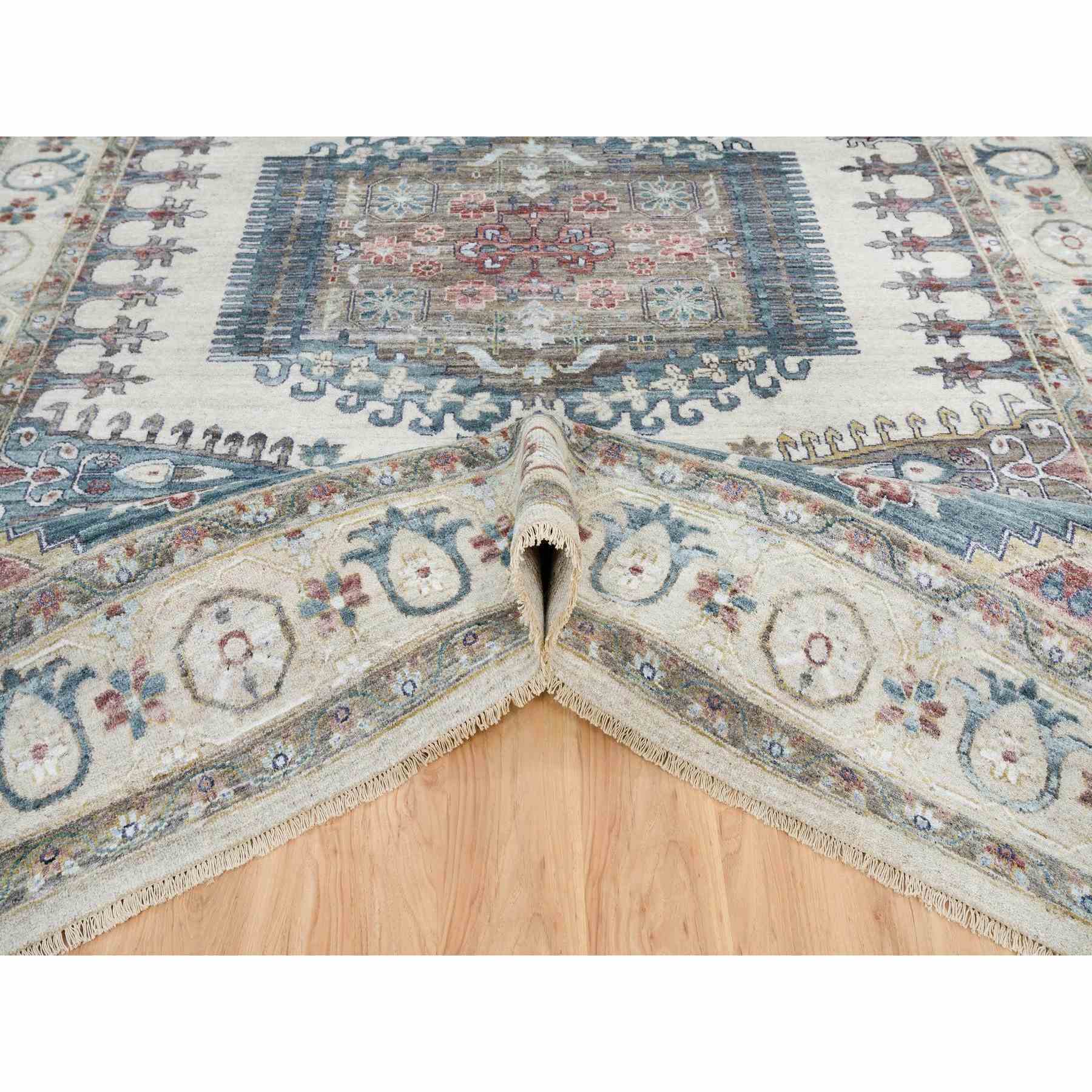Tribal-Geometric-Hand-Knotted-Rug-327170