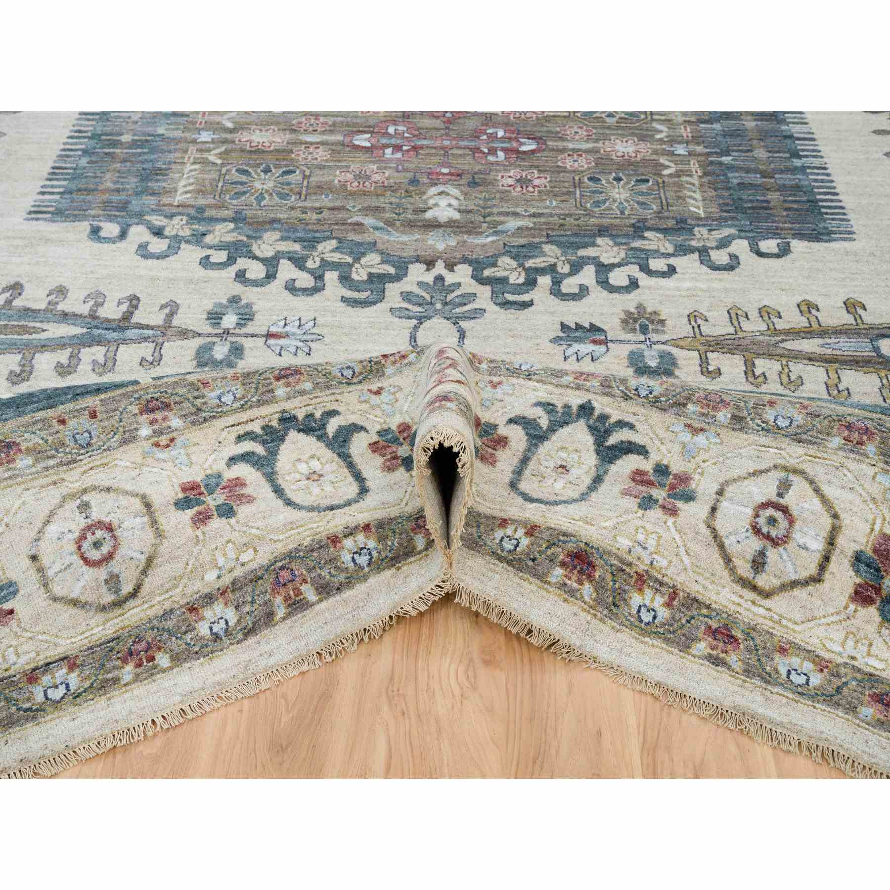 Tribal-Geometric-Hand-Knotted-Rug-327280