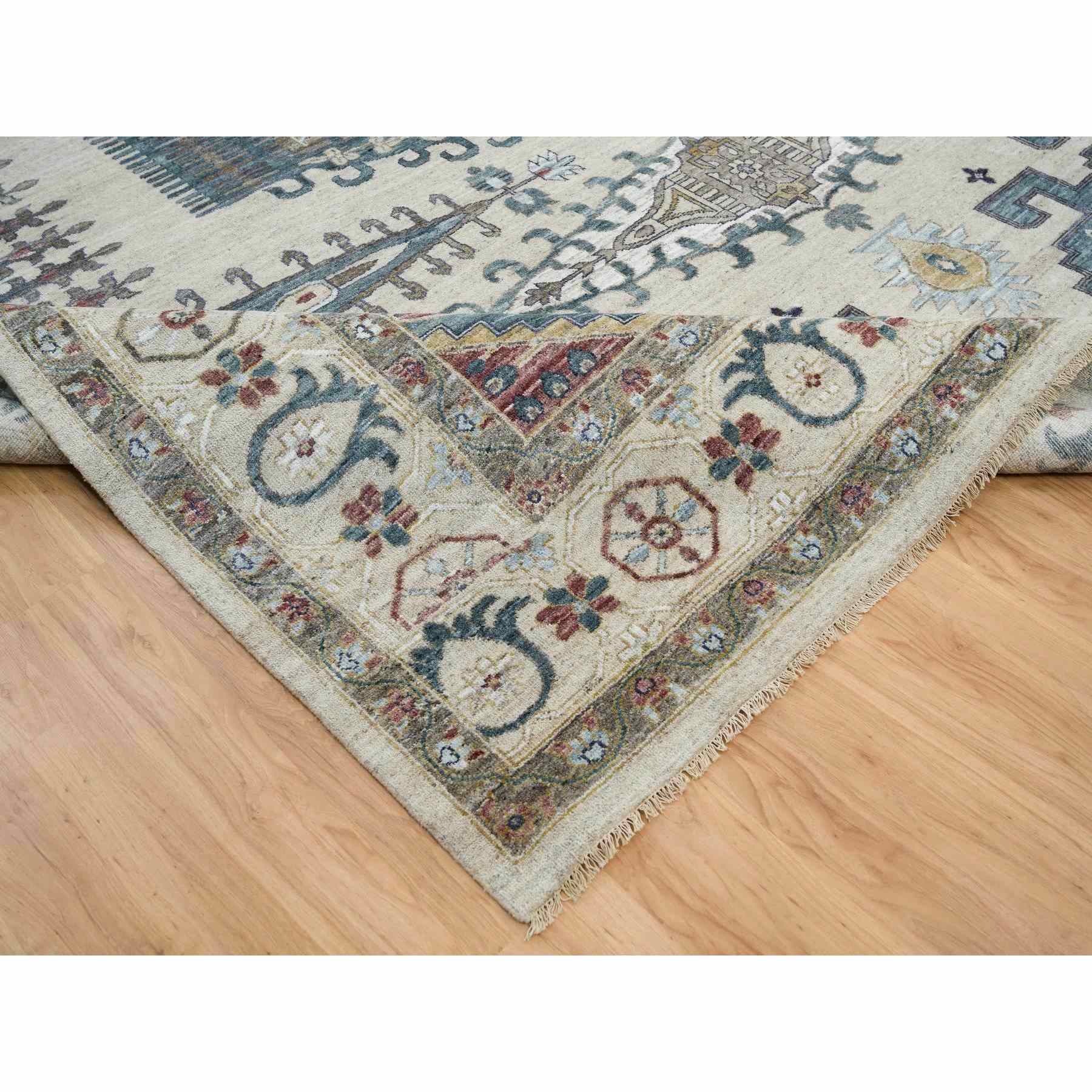 Tribal-Geometric-Hand-Knotted-Rug-327280
