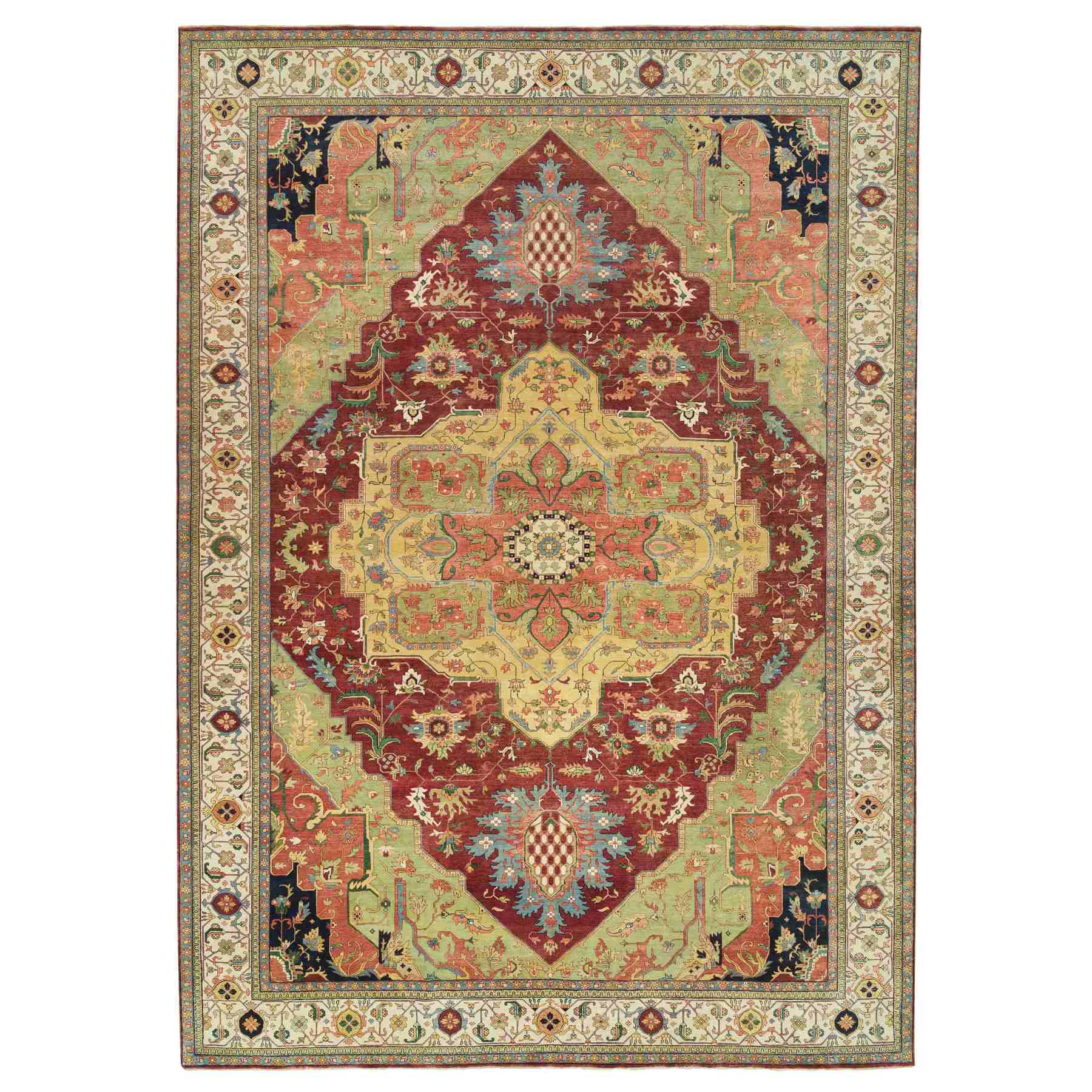 Heriz-Hand-Knotted-Rug-327510