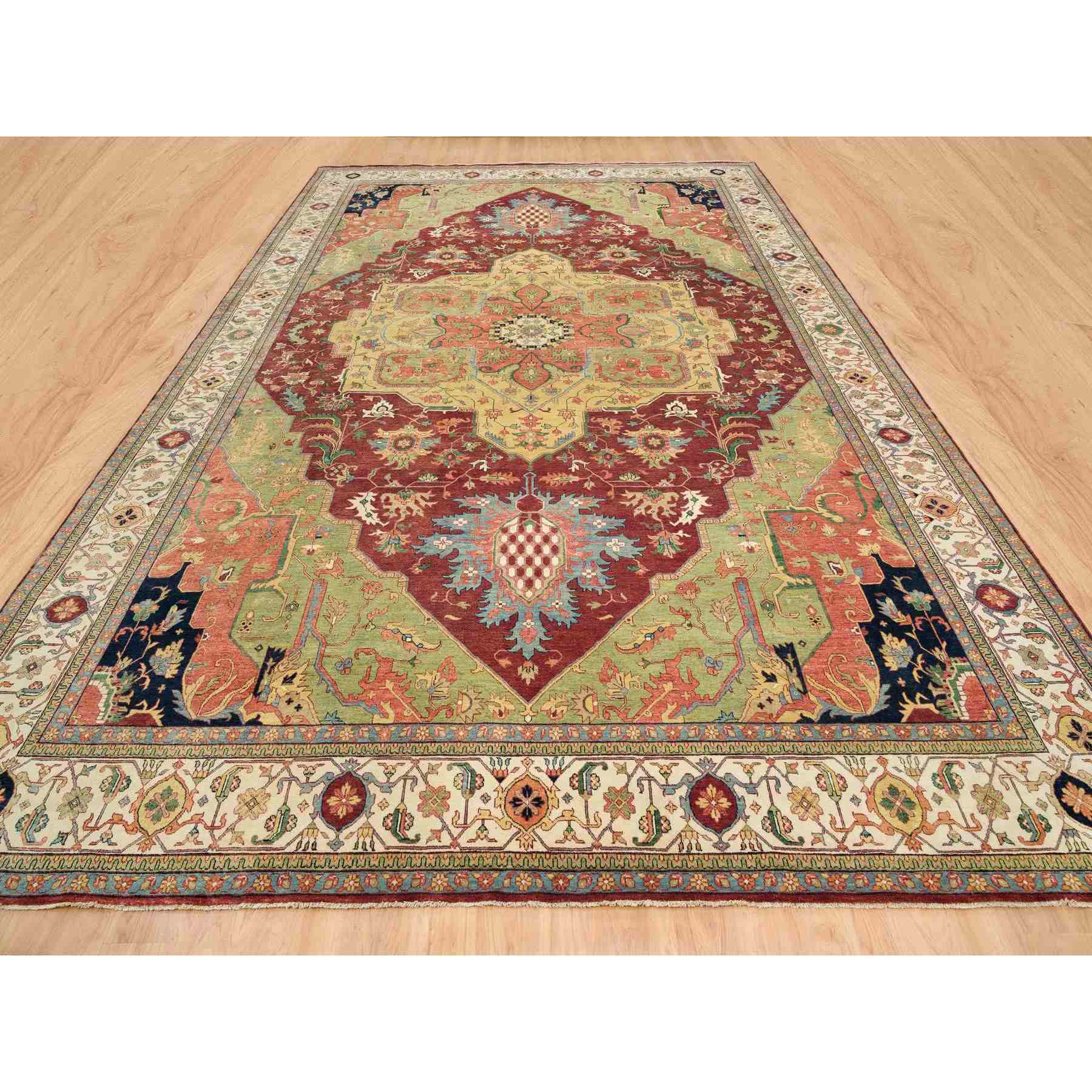 Heriz-Hand-Knotted-Rug-327510